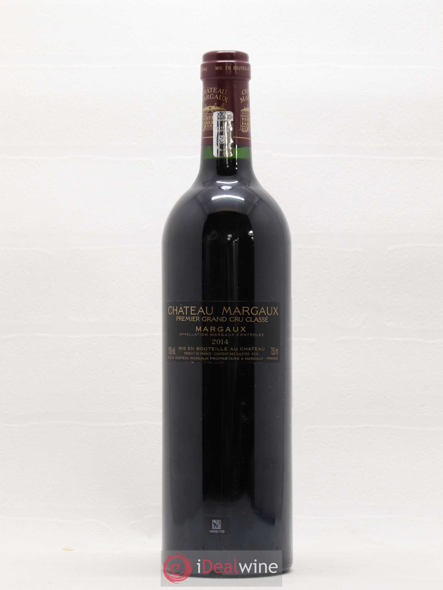 Château Margaux 1er Grand Cru Classé 2014 - Lot de 1 bouteille - 1