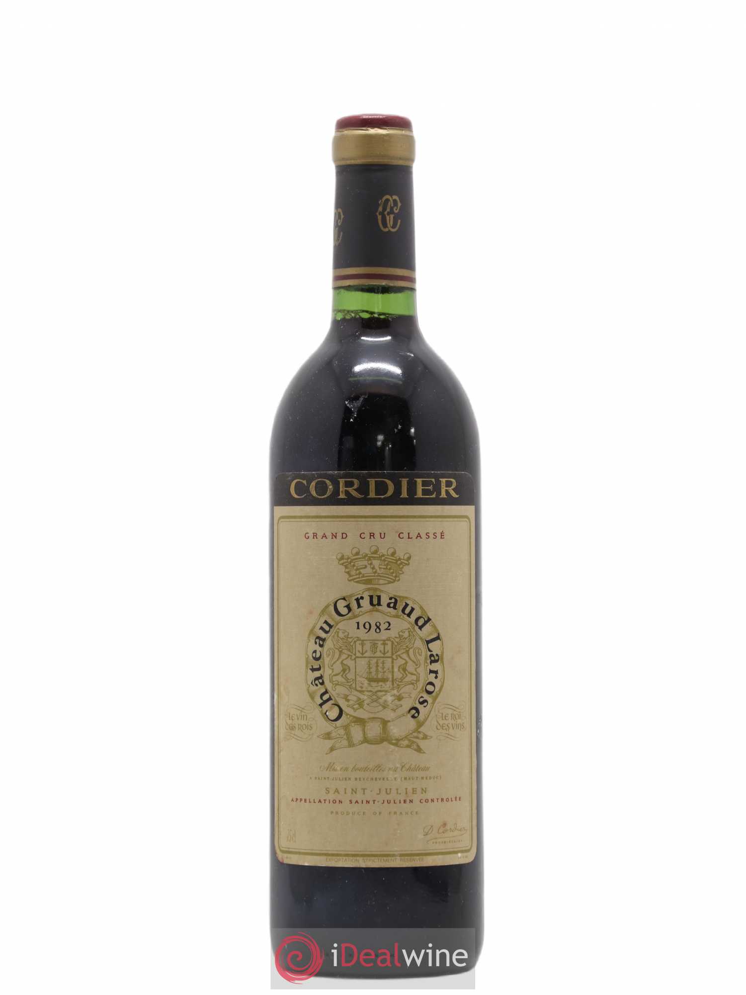 Château Gruaud Larose 2ème Grand Cru Classé 1982 - Lot de 1 bouteille - 0