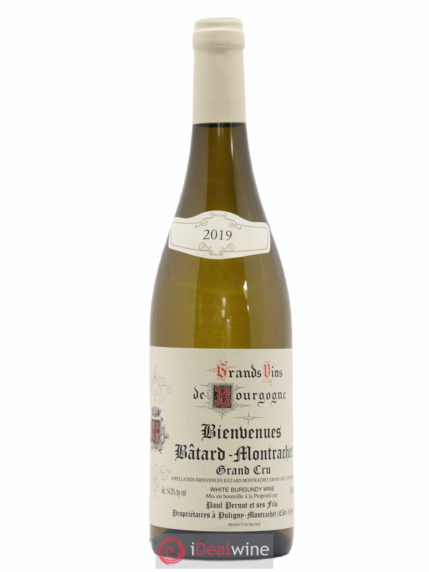 Bienvenues-Bâtard-Montrachet Grand Cru Paul Pernot 2019 - Lot de 1 bouteille - 0