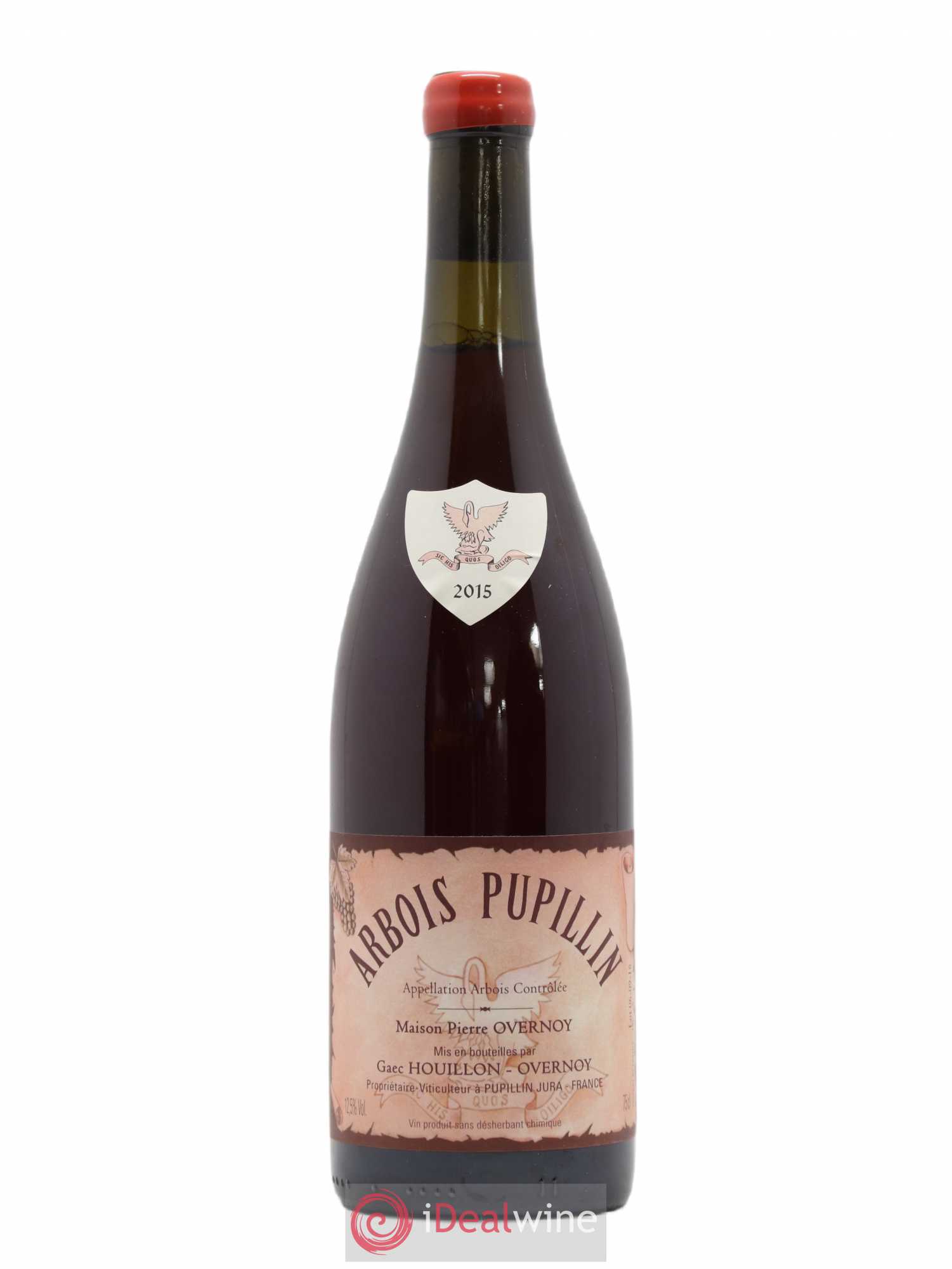 Arbois-Pupillin Poulsard (cire rouge) Overnoy-Houillon (Domaine) 2015 - Lot de 1 bouteille - 0