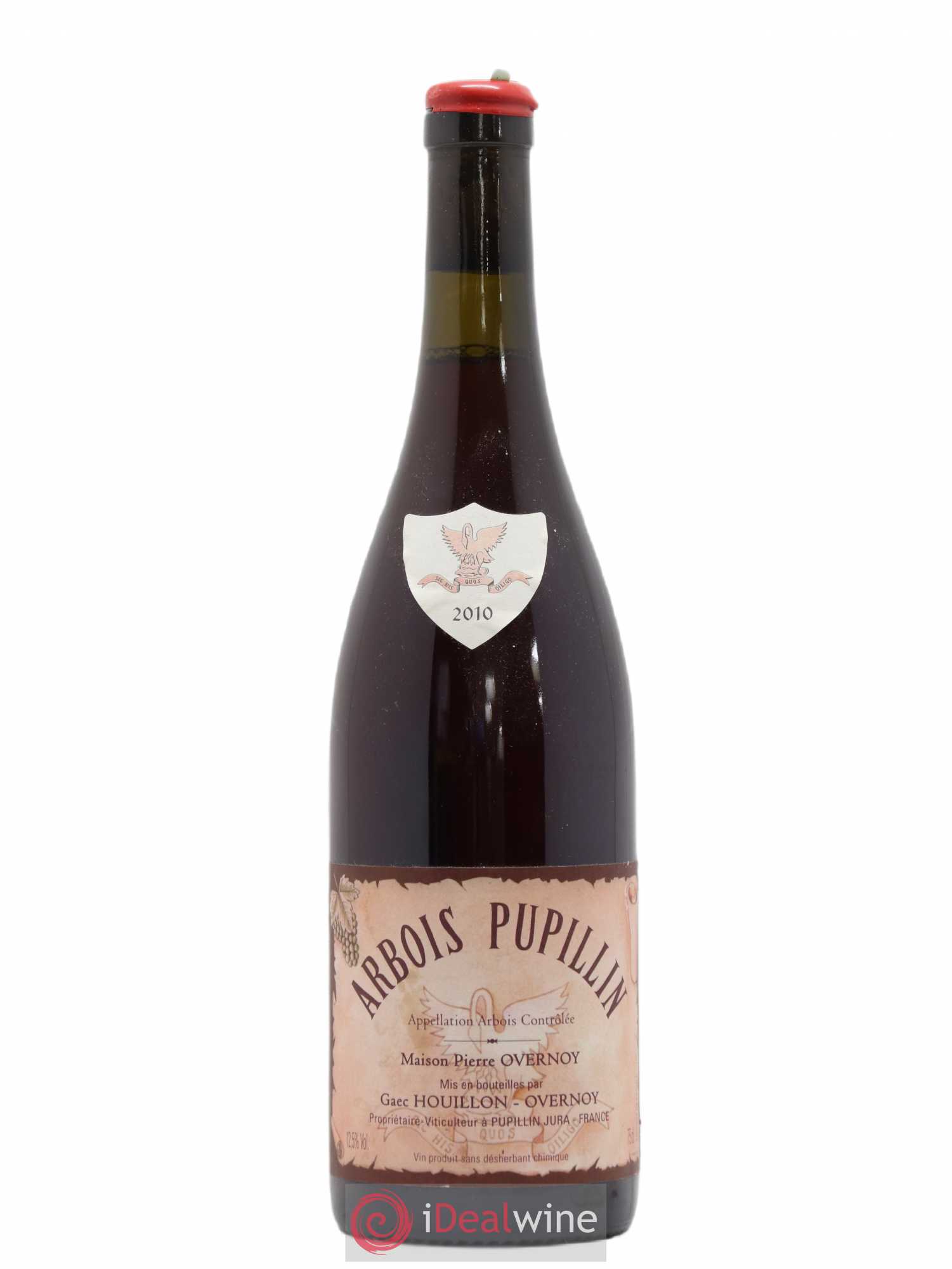 Arbois-Pupillin Poulsard (cire rouge) Overnoy-Houillon (Domaine) 2010 - Lot de 1 bouteille - 0