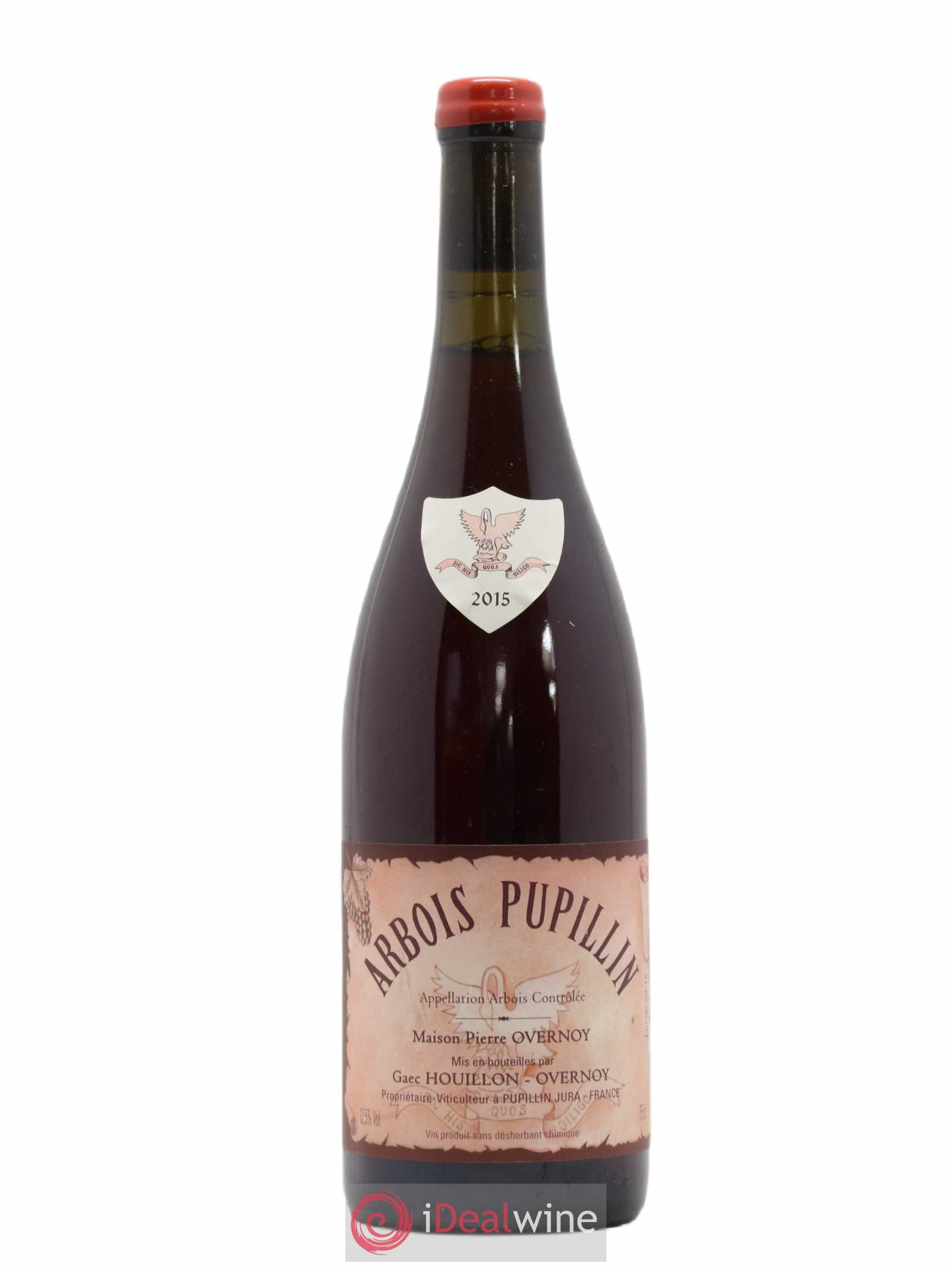 Arbois-Pupillin Poulsard (cire rouge) Overnoy-Houillon (Domaine) 2015 - Lot de 1 bouteille - 0