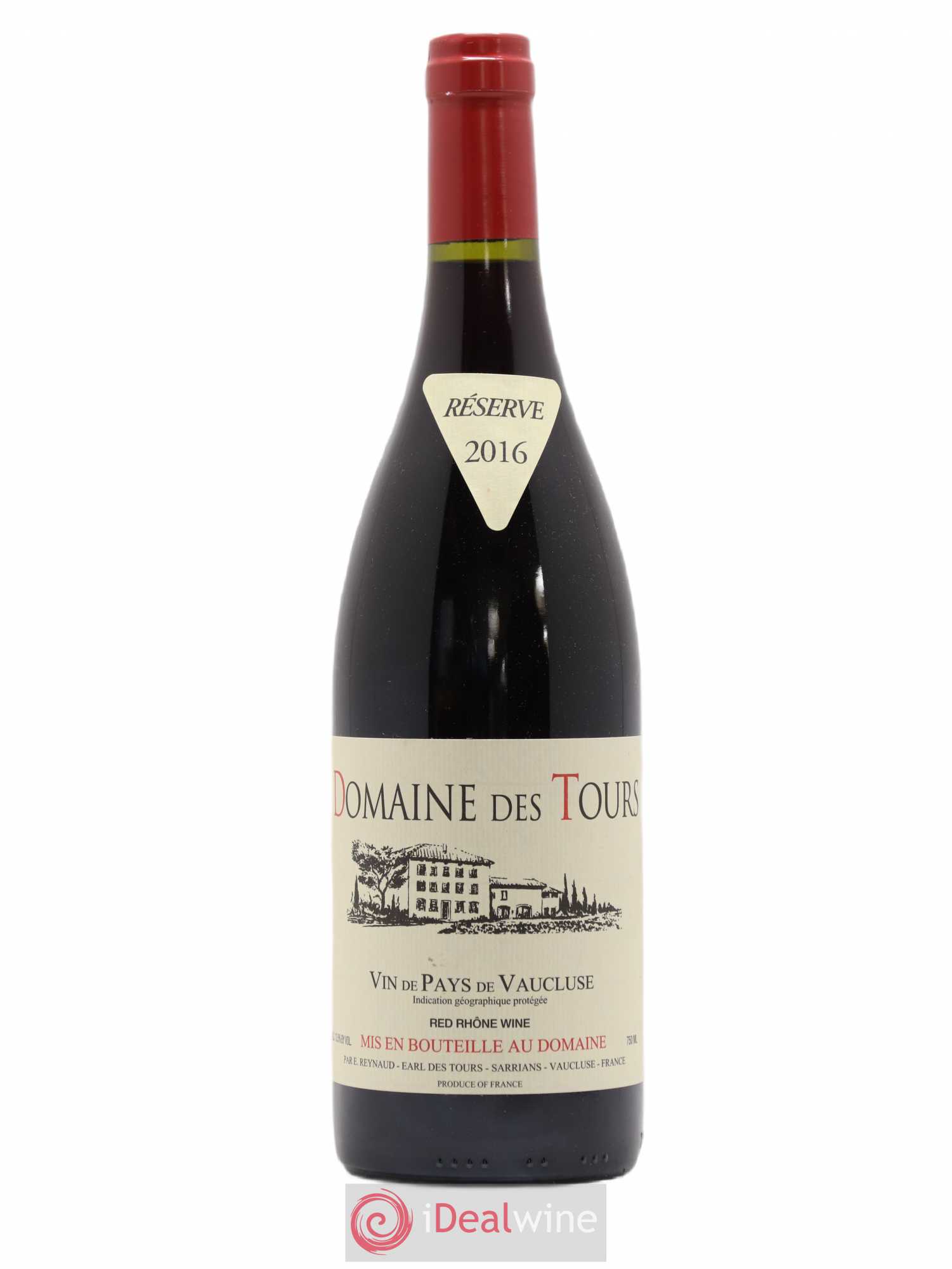 Vaucluse (Vin de Pays de Vaucluse) Domaine des Tours Emmanuel Reynaud 2016 - Posten von 1 Flasche - 0