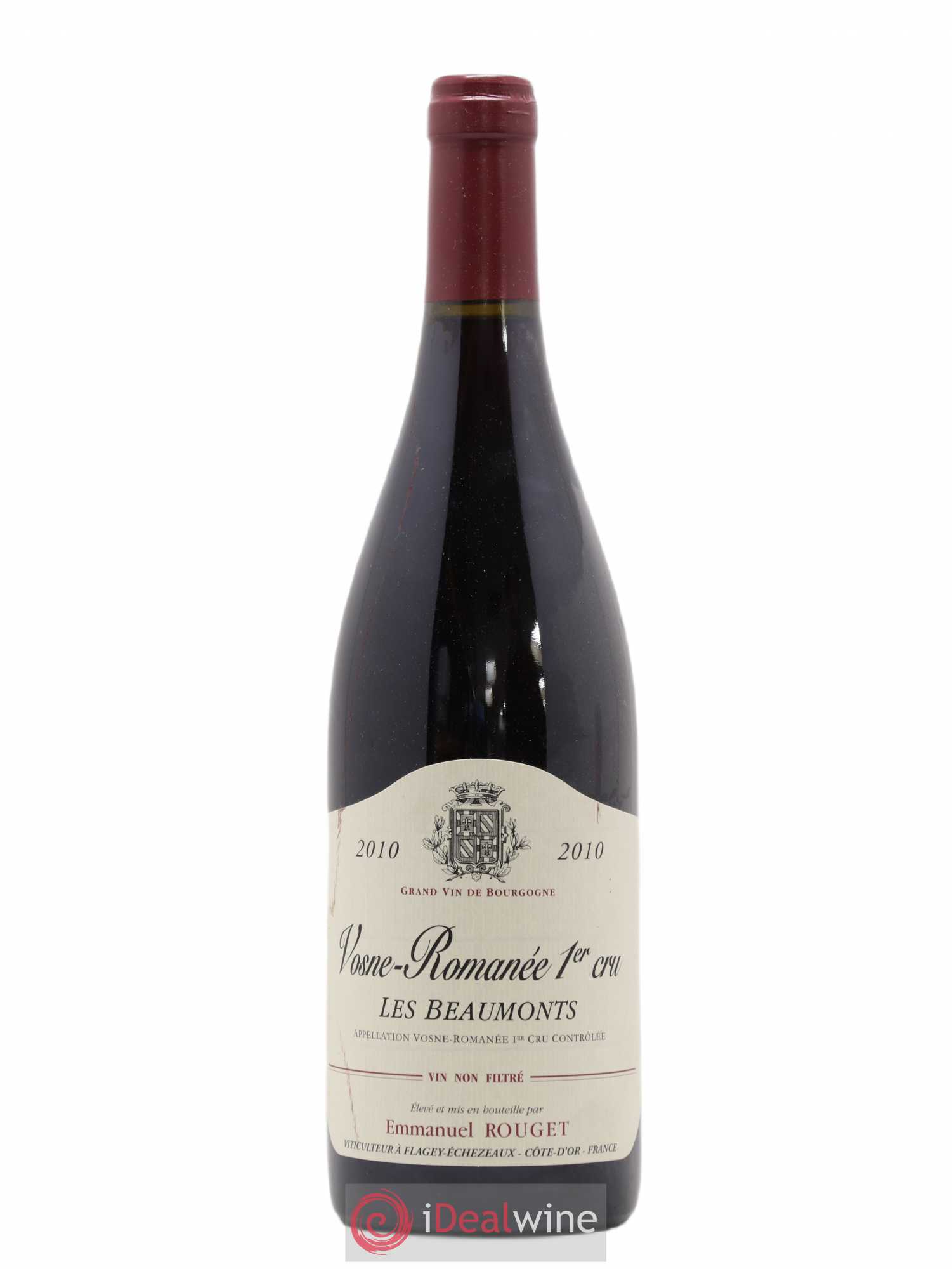 Vosne-Romanée 1er Cru Les Beaumonts Emmanuel Rouget 2010 - Lot de 1 bouteille - 0