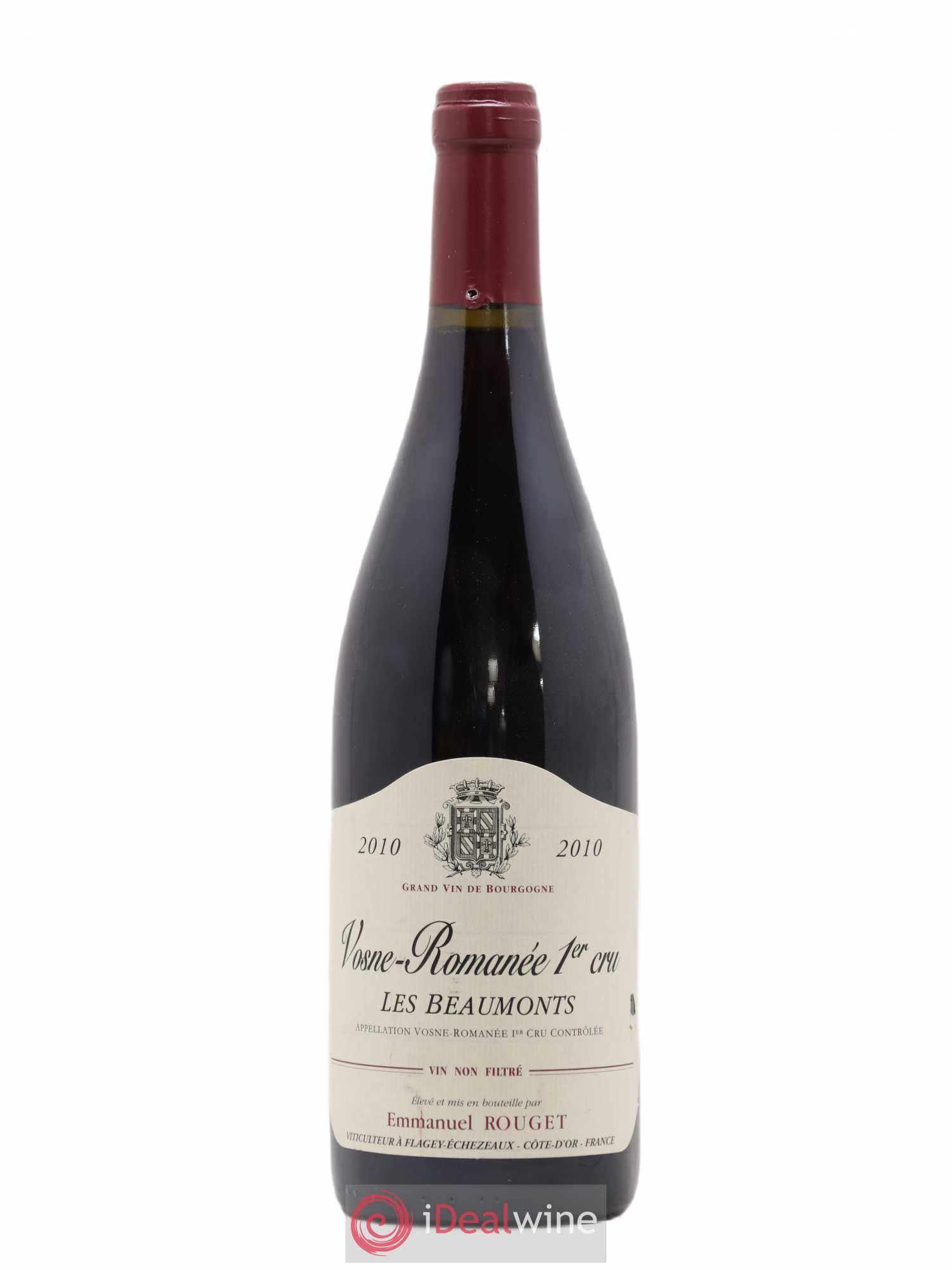 Vosne-Romanée 1er Cru Les Beaumonts Emmanuel Rouget 2010 - Lot de 1 bouteille - 0