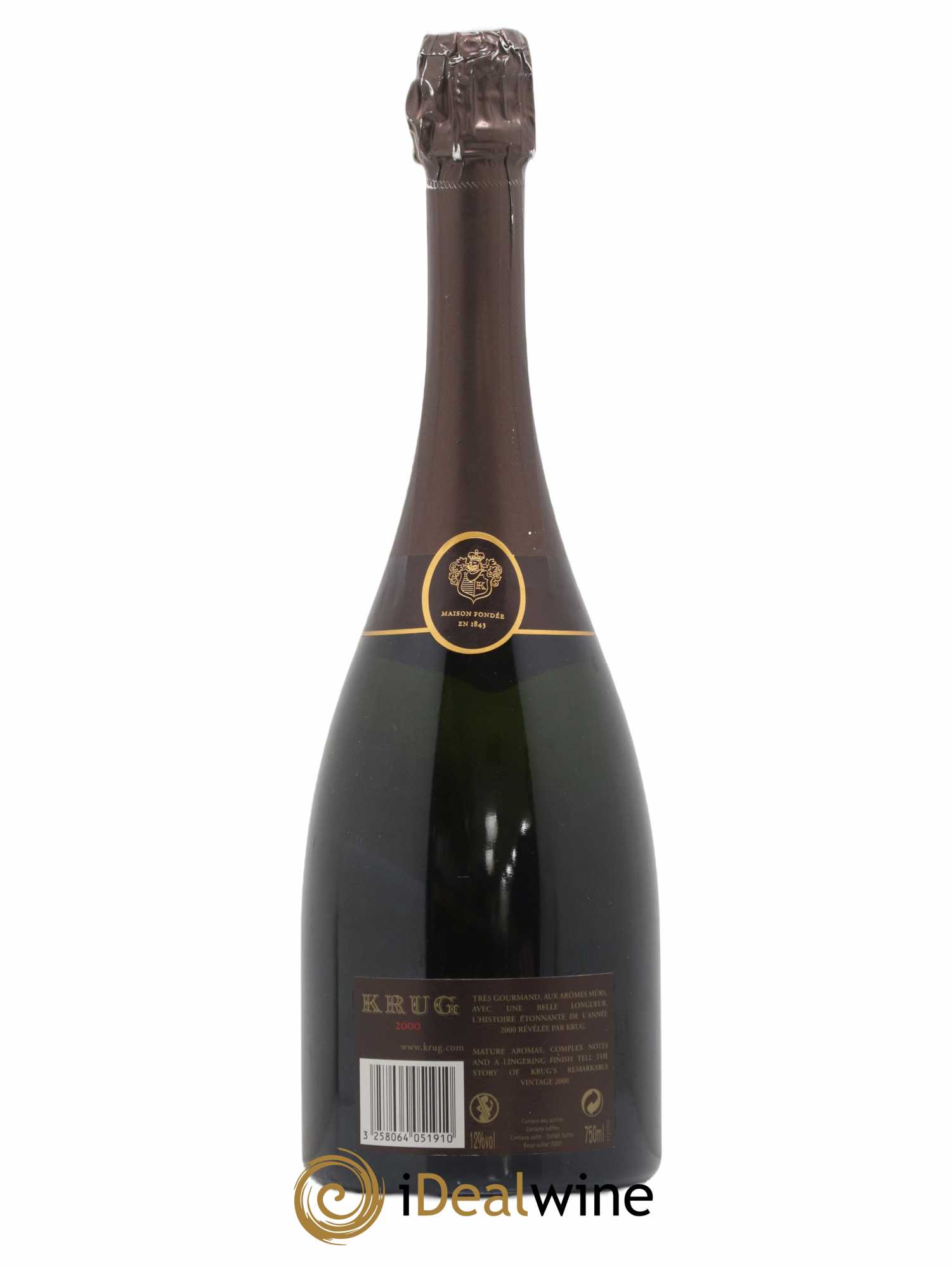 Vintage Krug 2000 - Lot de 1 bouteille - 1