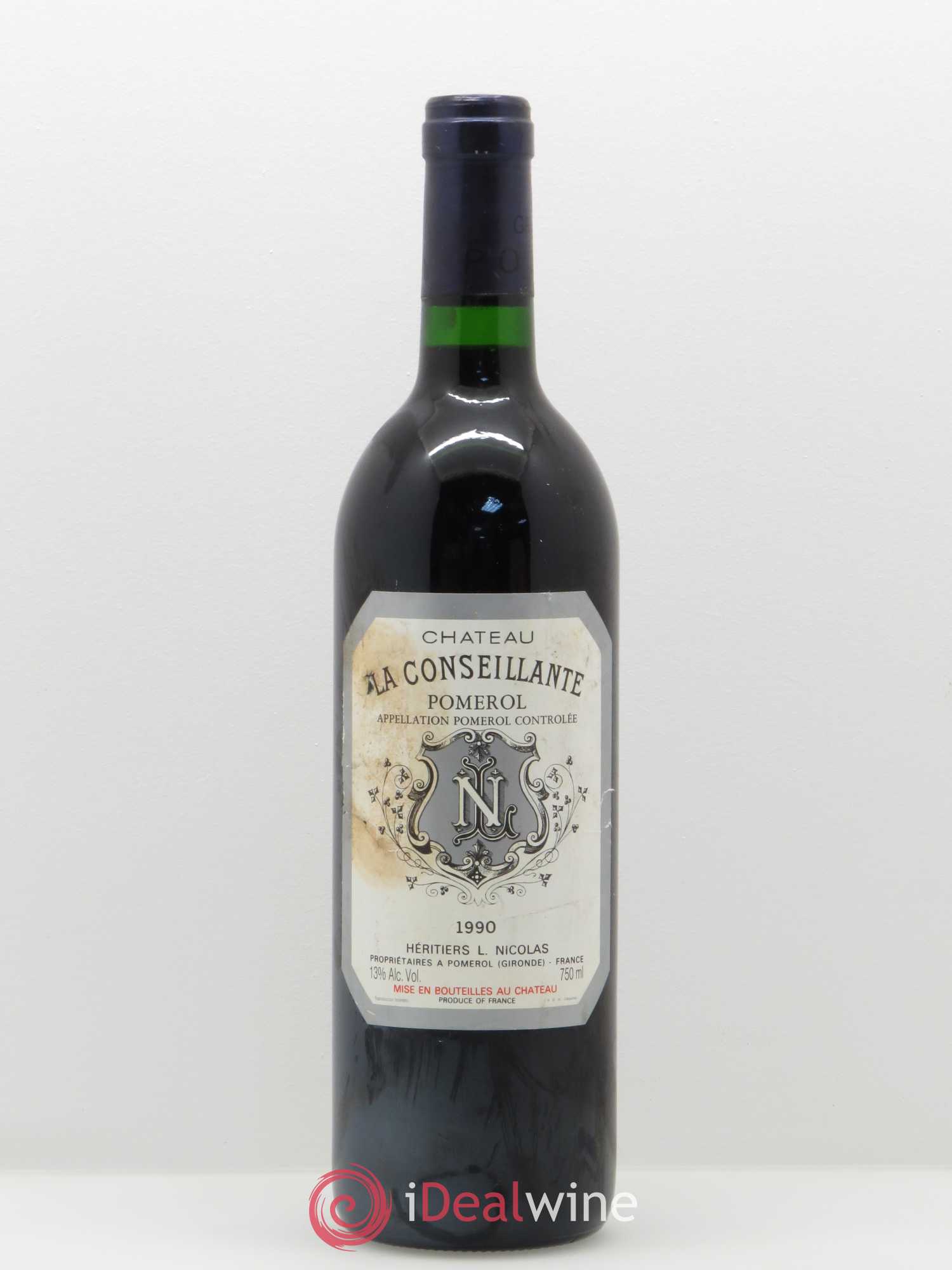 Château la Conseillante 1990 - Lot de 1 bouteille - 0