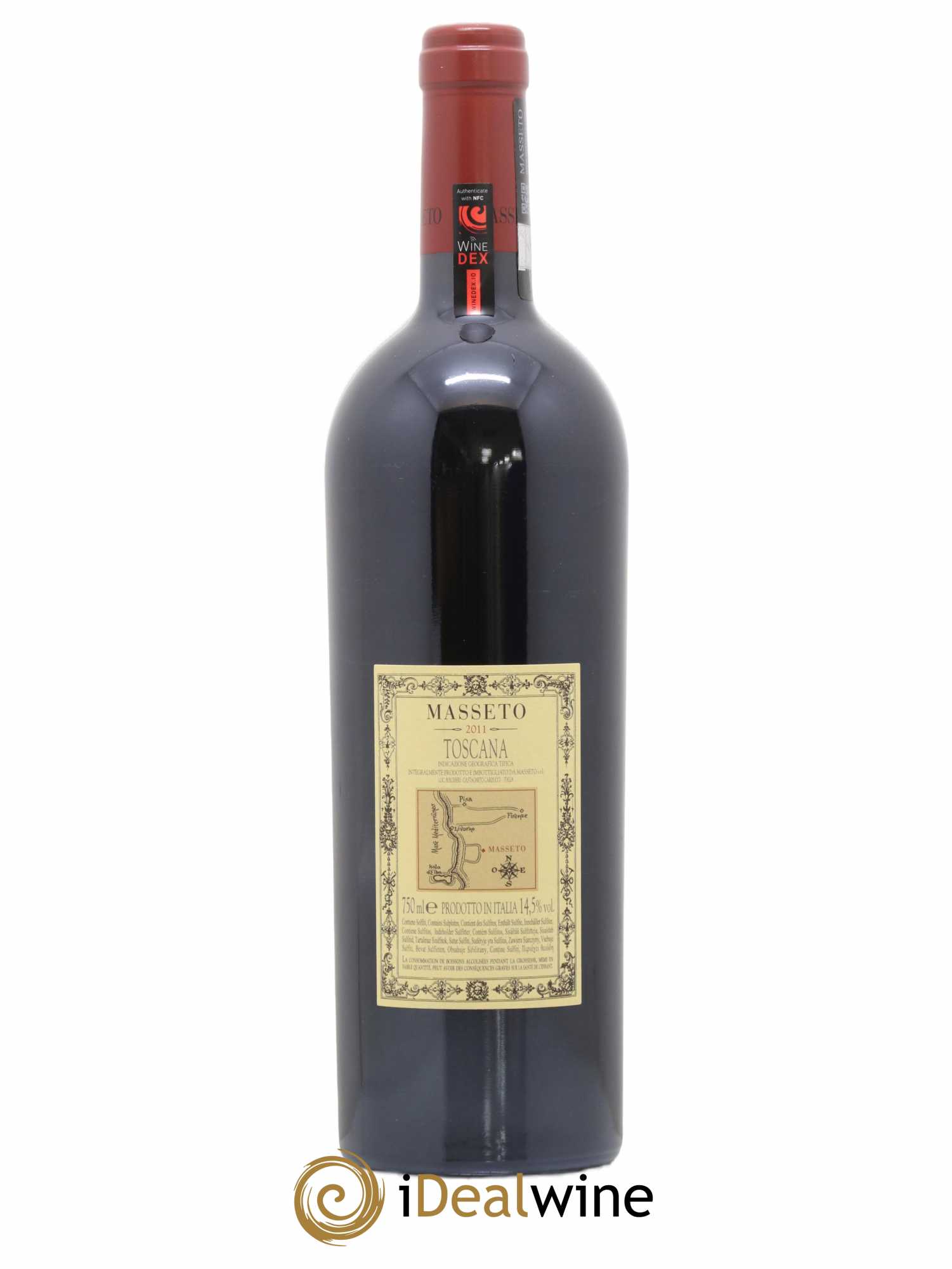 Toscana IGT Tenuta Dell'Ornellaia Masseto Frescobaldi 2011 - Lot de 1 bouteille - 1