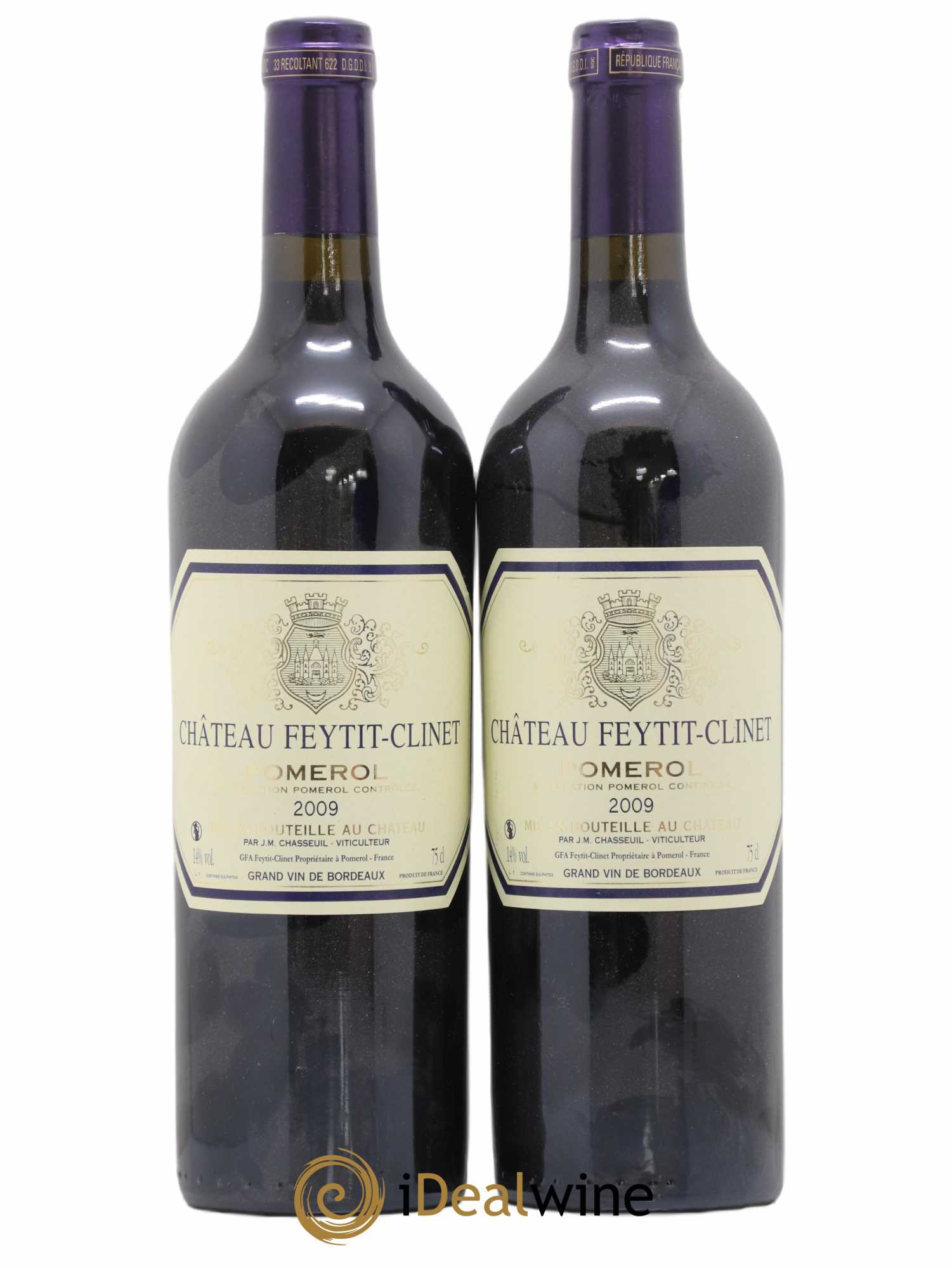 Château Feytit-Clinet 2009 - Lot de 2 bouteilles - 0