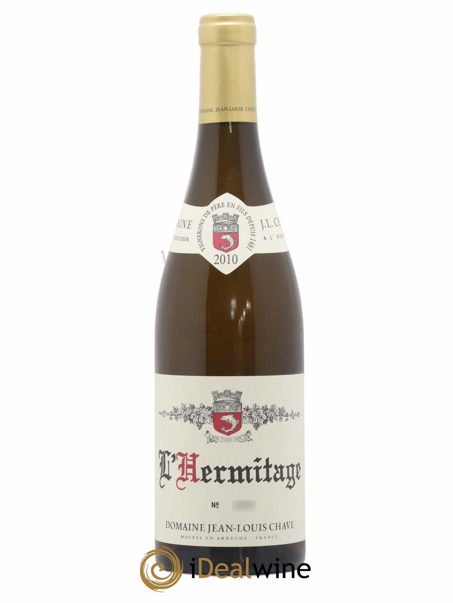 Hermitage Jean-Louis Chave 2010 - Lot de 1 bouteille - 0