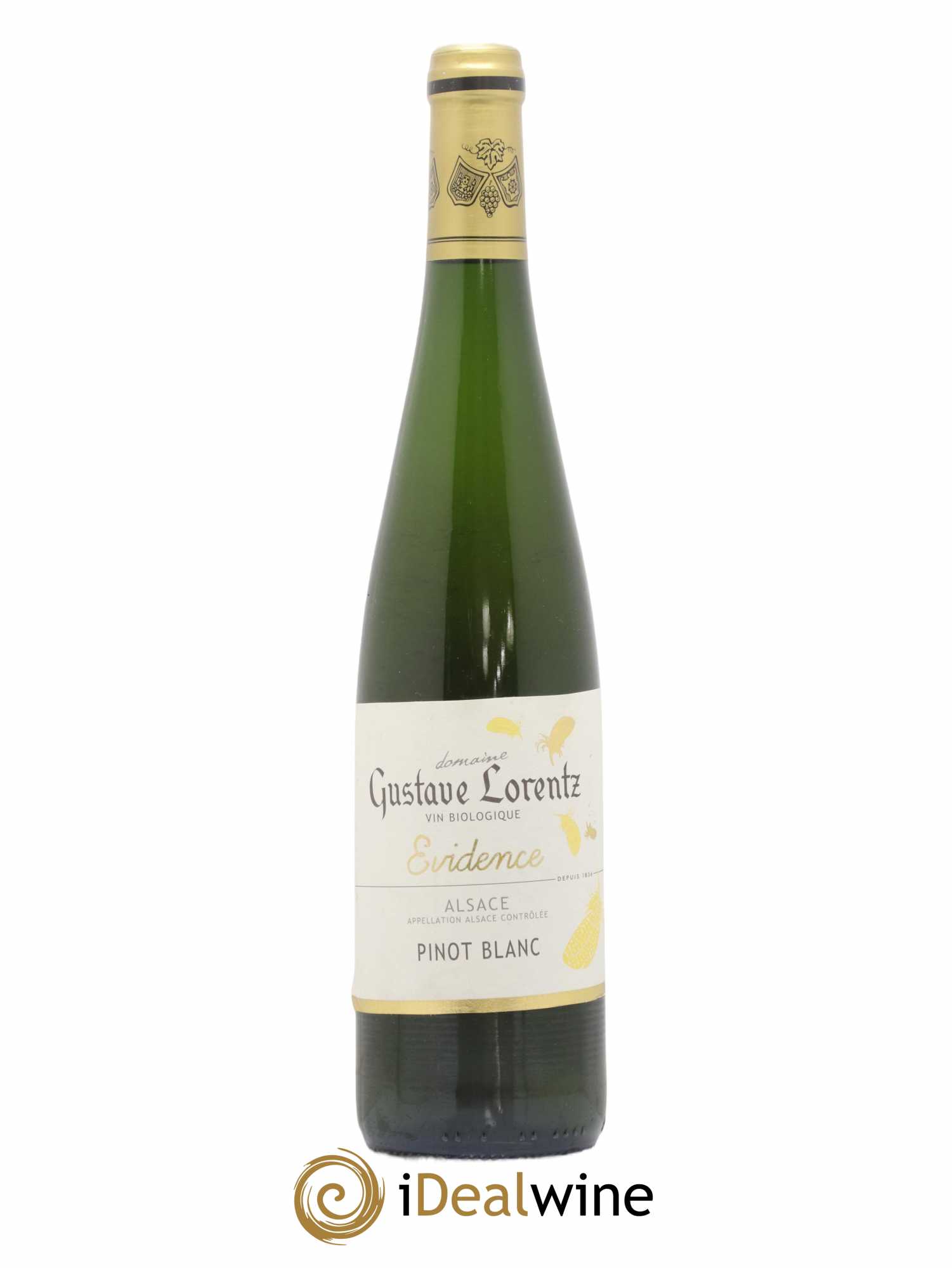 Alsace Evidence Pinot Blanc Gustave Lorentz 2015 - Posten von 1 Flasche - 0