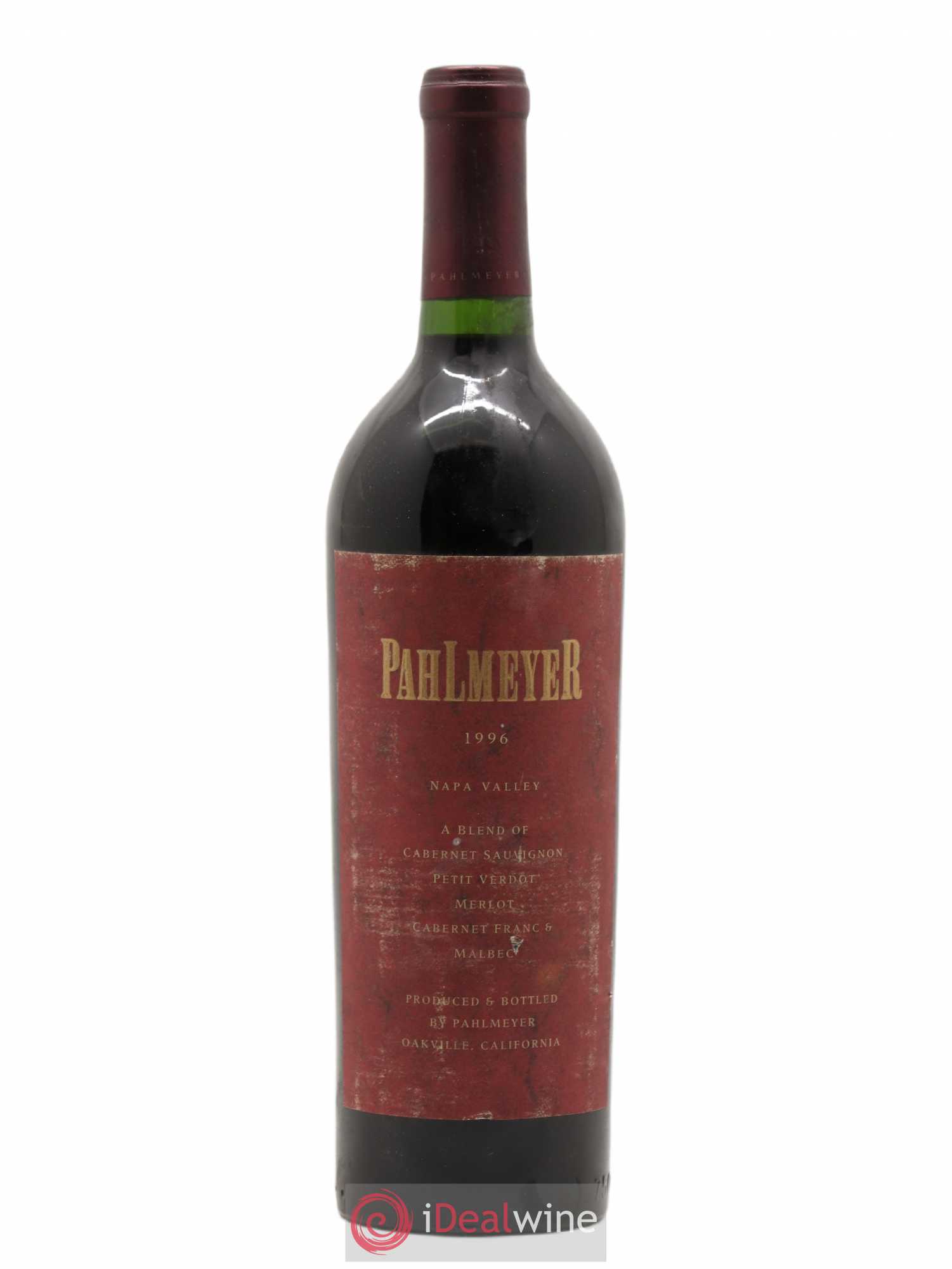 Vins Etrangers Oakville Napa Valley Pahlmeyer 1996 - Posten von 1 Flasche - 0