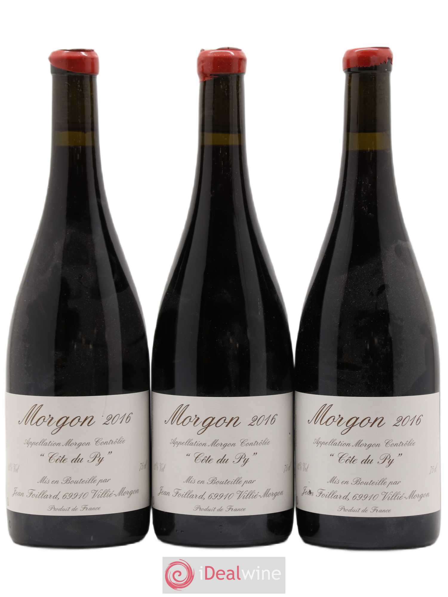 Morgon Côte du Py Jean Foillard 2016 - Lot de 3 bouteilles - 0