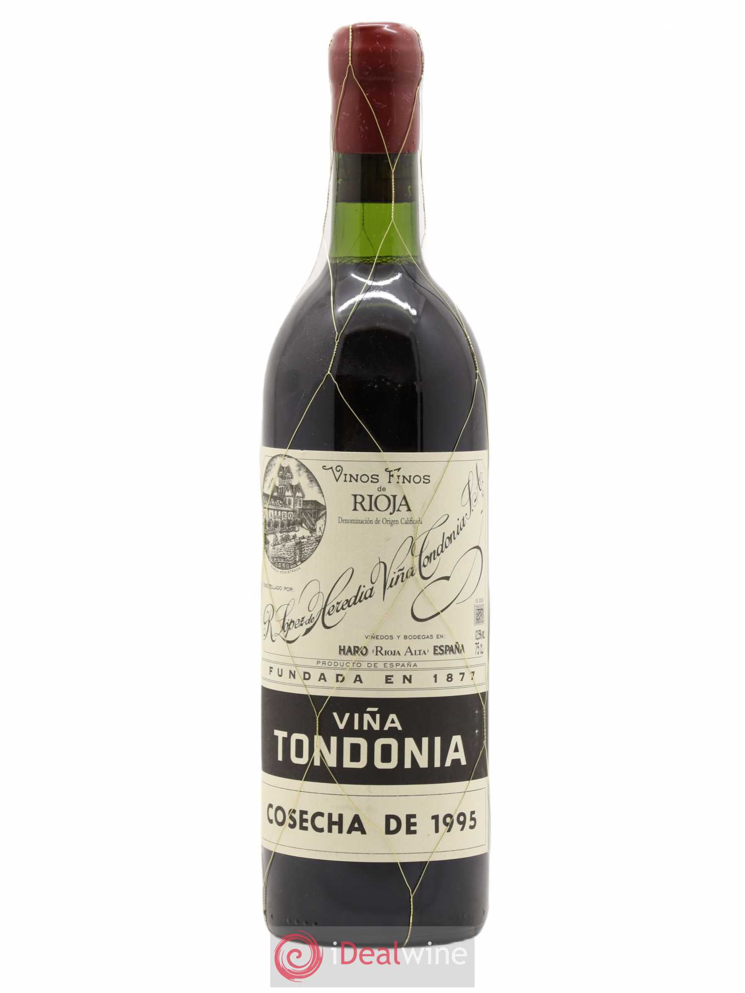 Rioja Gran Reserva Vina Tondonia R. Lopez de Heredia 1995 - Lot de 1 bouteille - 0