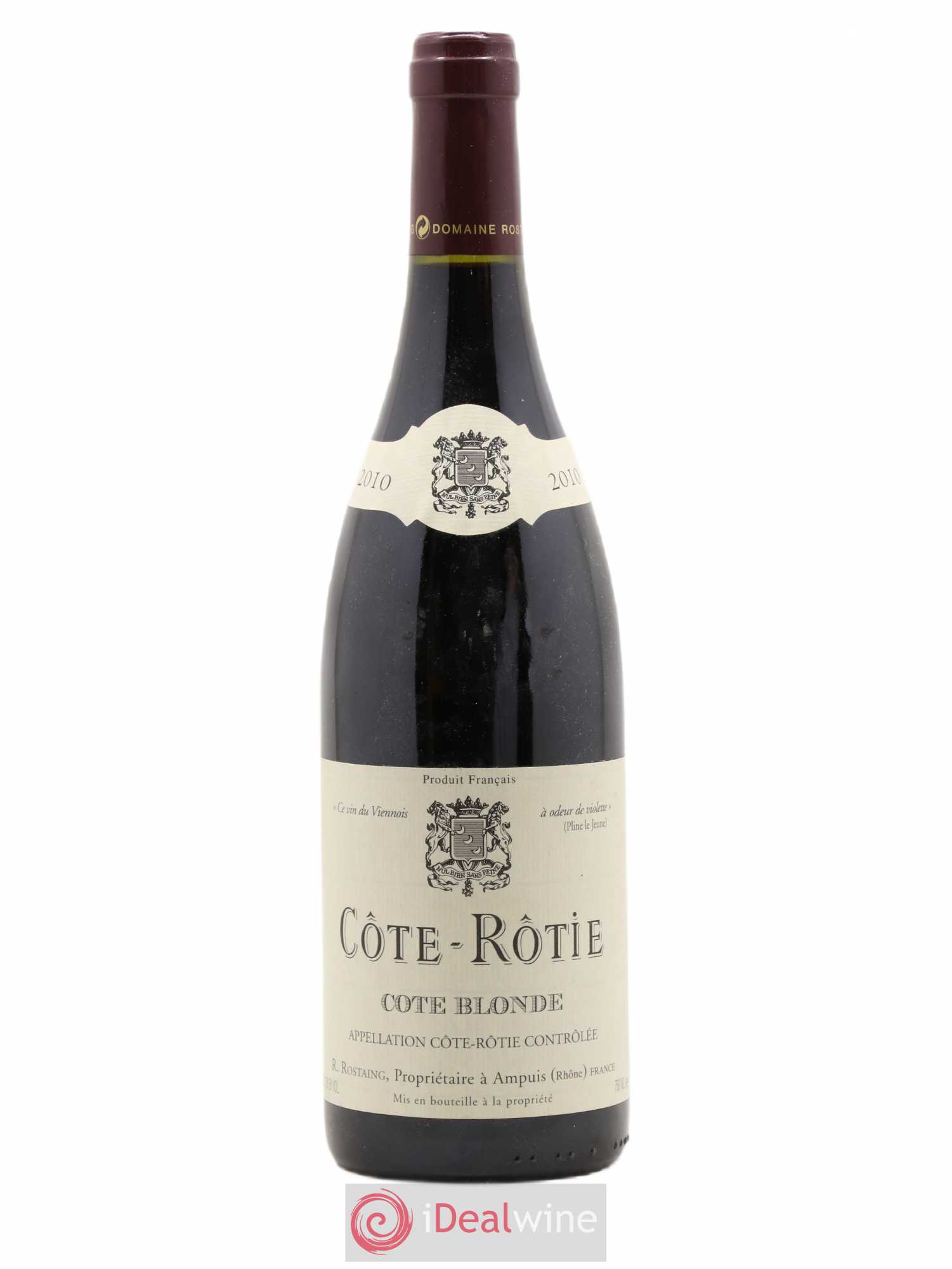 Côte-Rôtie Côte Blonde René Rostaing 2010 - Lot of 1 bottle - 0