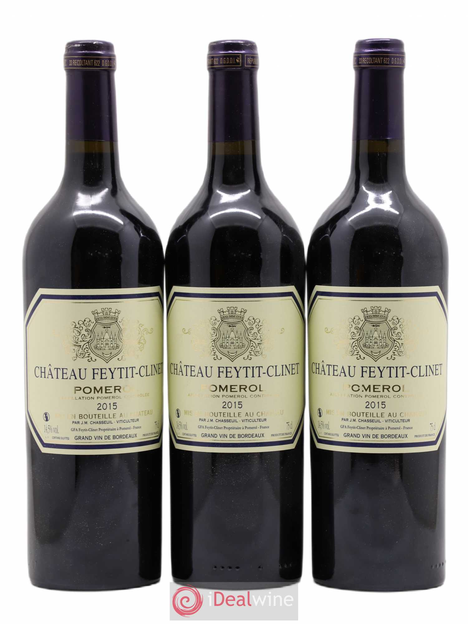 Château Feytit-Clinet 2015 - Lot de 6 bouteilles - 1
