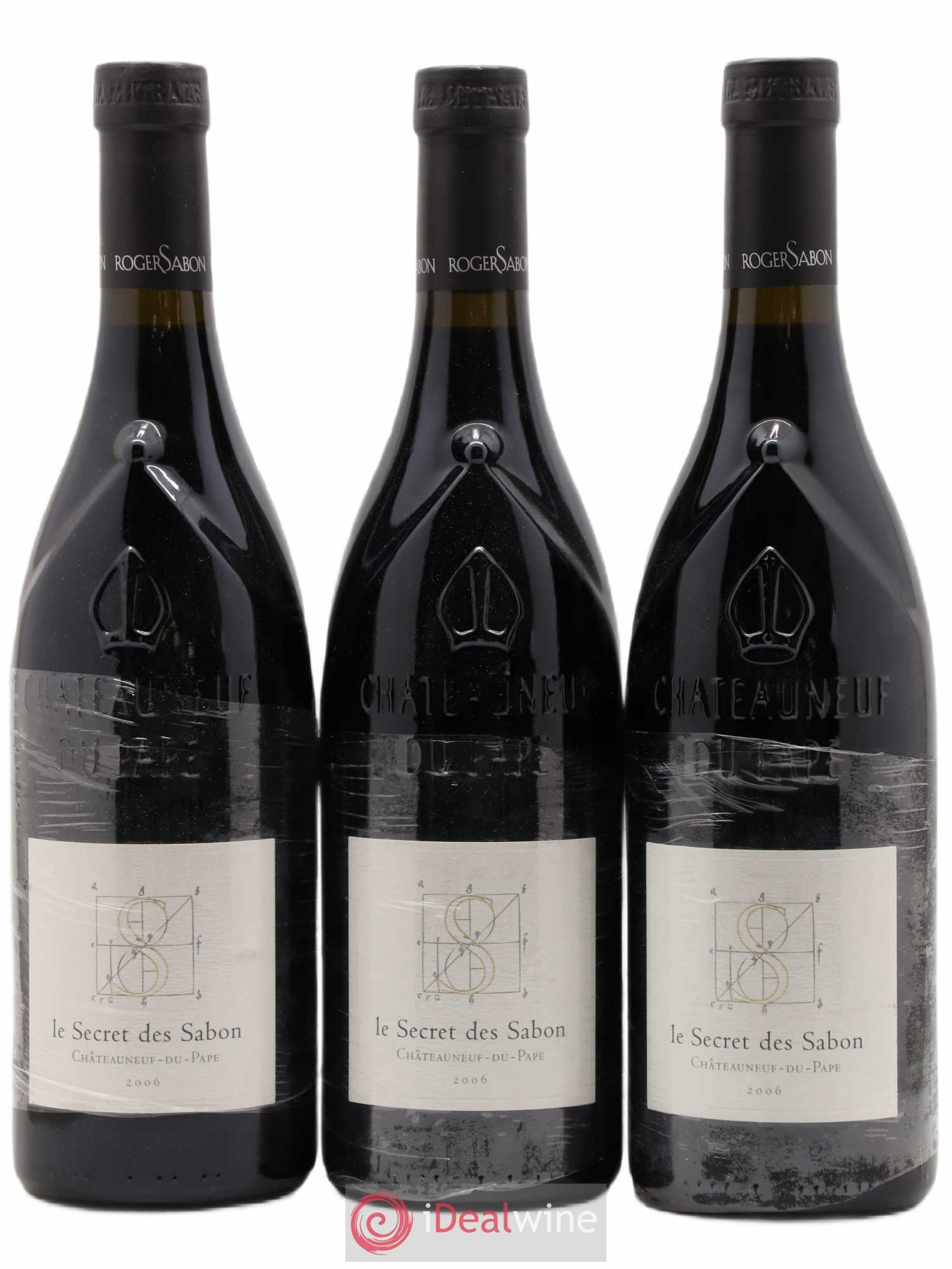 Châteauneuf-du-Pape Le Secret des Sabon Domaine Roger Sabon 2006 - Lot de 3 bouteilles - 0