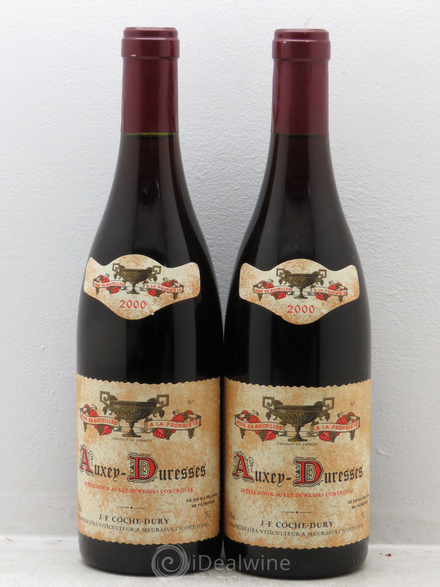 Auxey-Duresses Coche Dury (Domaine) 2000 - Lot de 2 bouteilles - 0