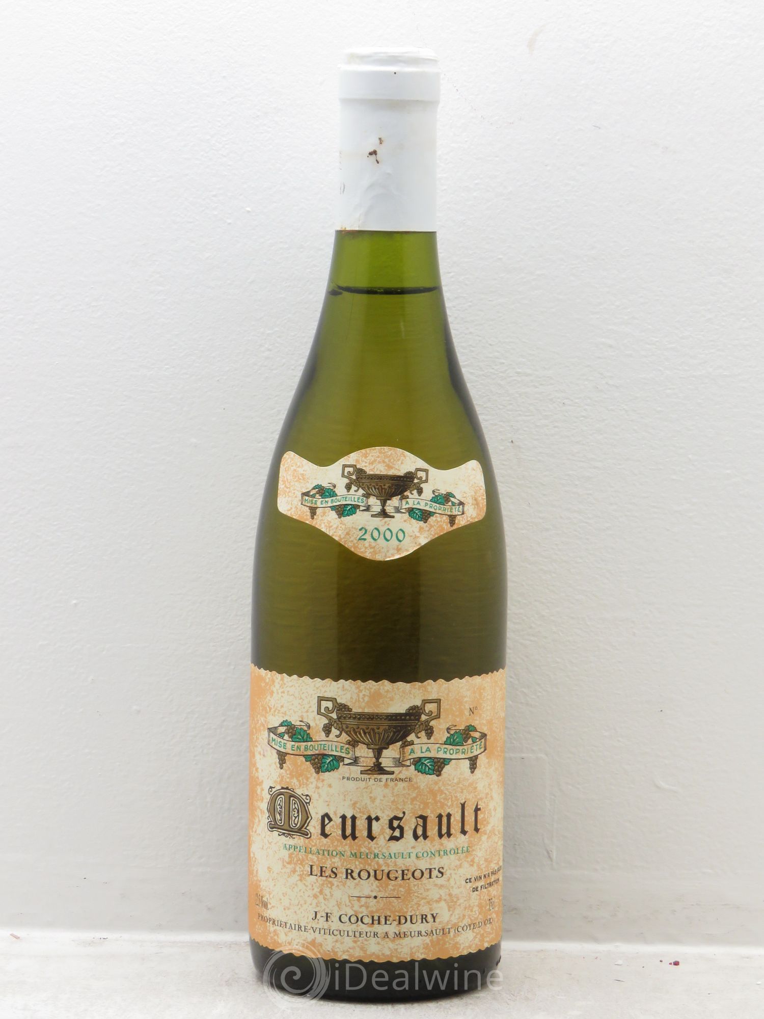 Meursault Les Rougeots Coche Dury (Domaine) 2000 - Lot de 1 bouteille - 0