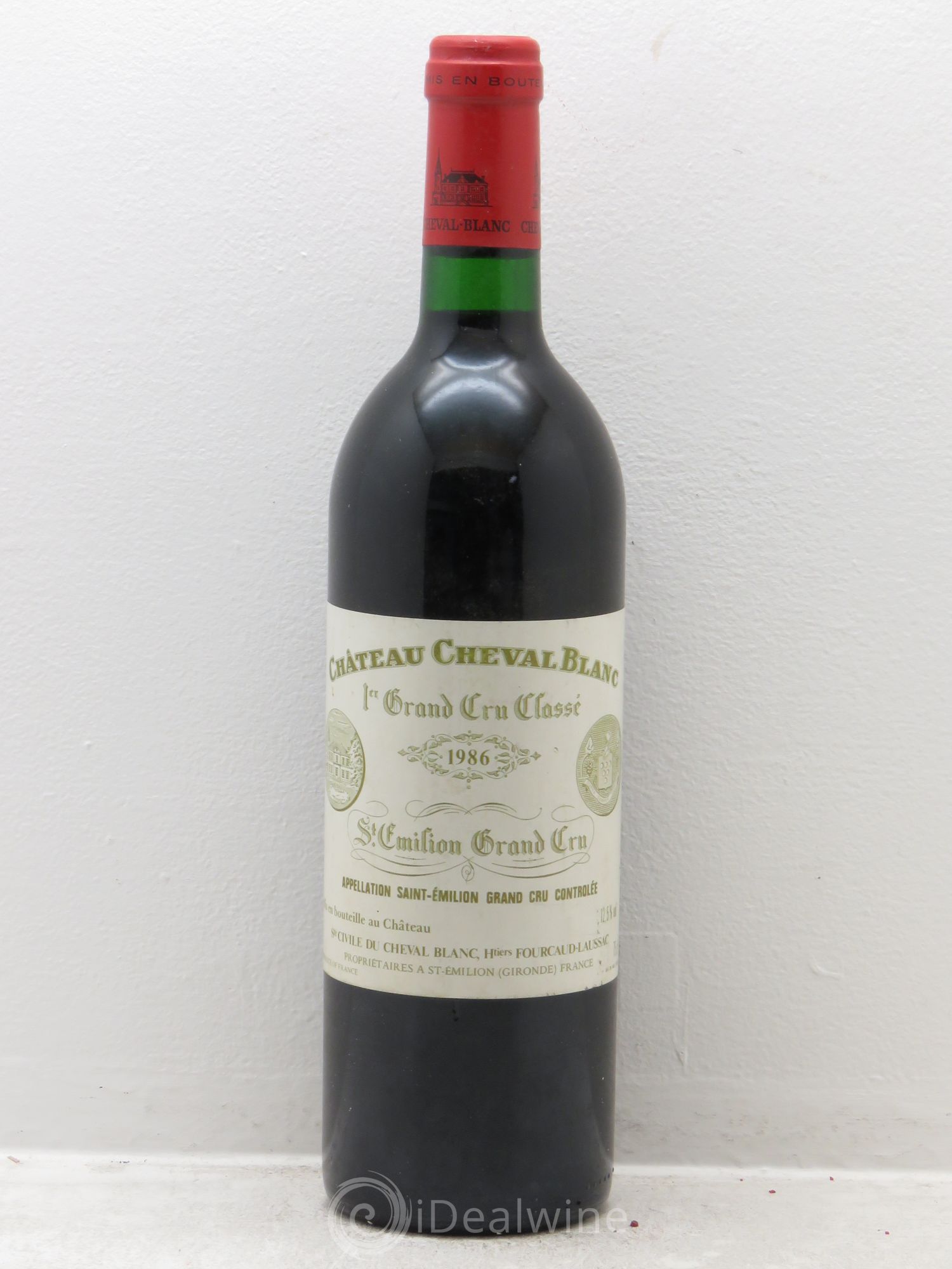 Château Cheval Blanc 1er Grand Cru Classé A 1986 - Lot de 1 bouteille - 0