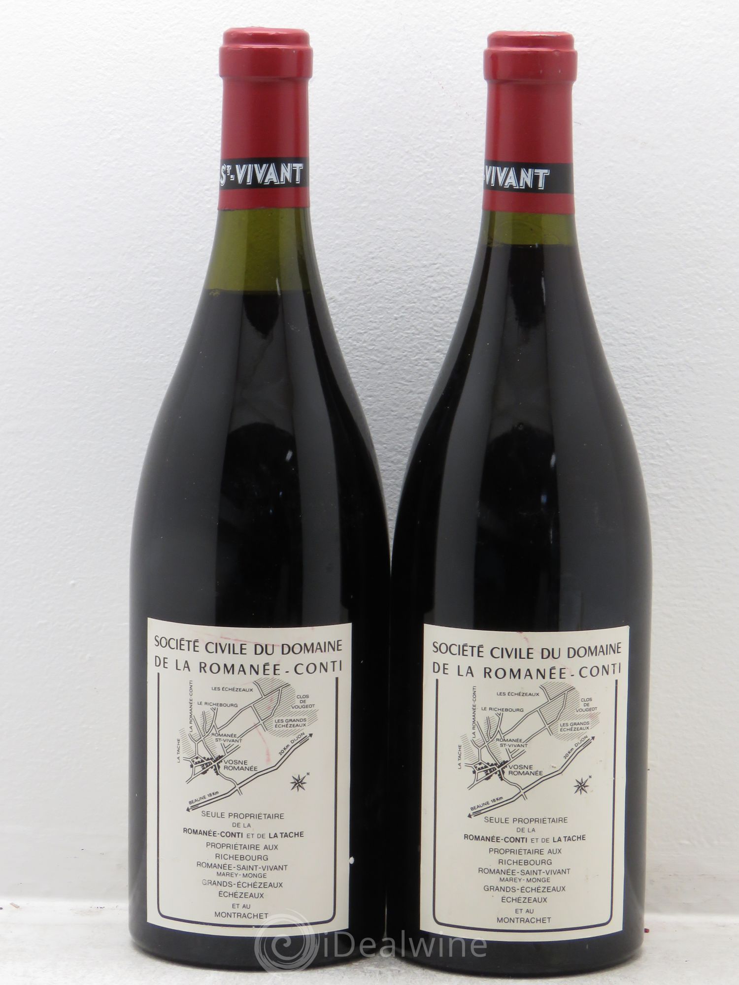Romanée-Saint-Vivant Grand Cru Domaine de la Romanée-Conti 1988 - Lot de 2 bouteilles - 1