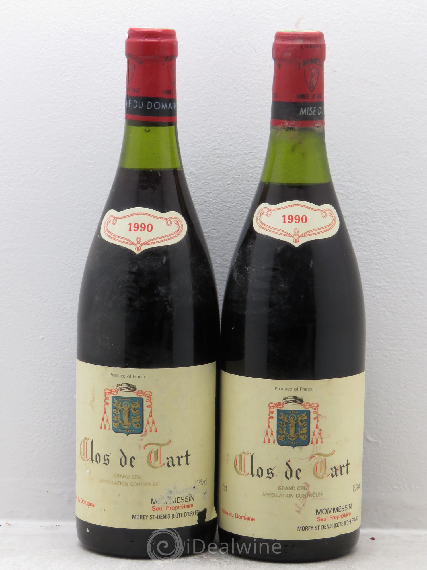 Clos de Tart Grand Cru Clos de Tart 1990 - Lot de 2 bouteilles - 0