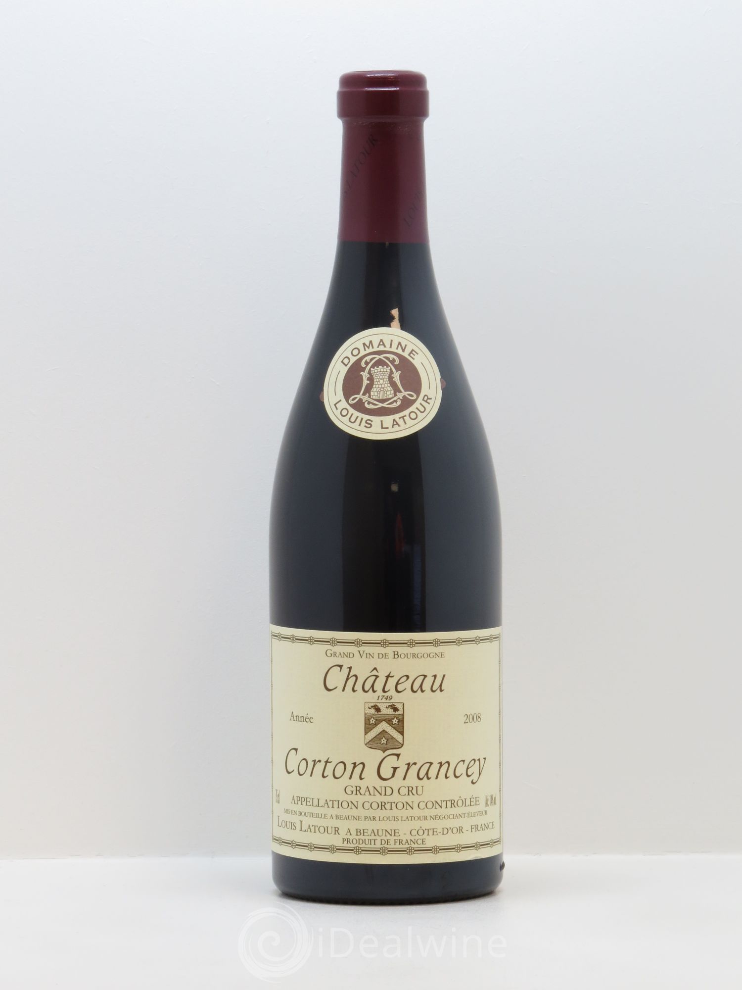 Corton Grand Cru Château Corton Grancey Louis Latour 2008 - Lot de 1 bouteille - 0