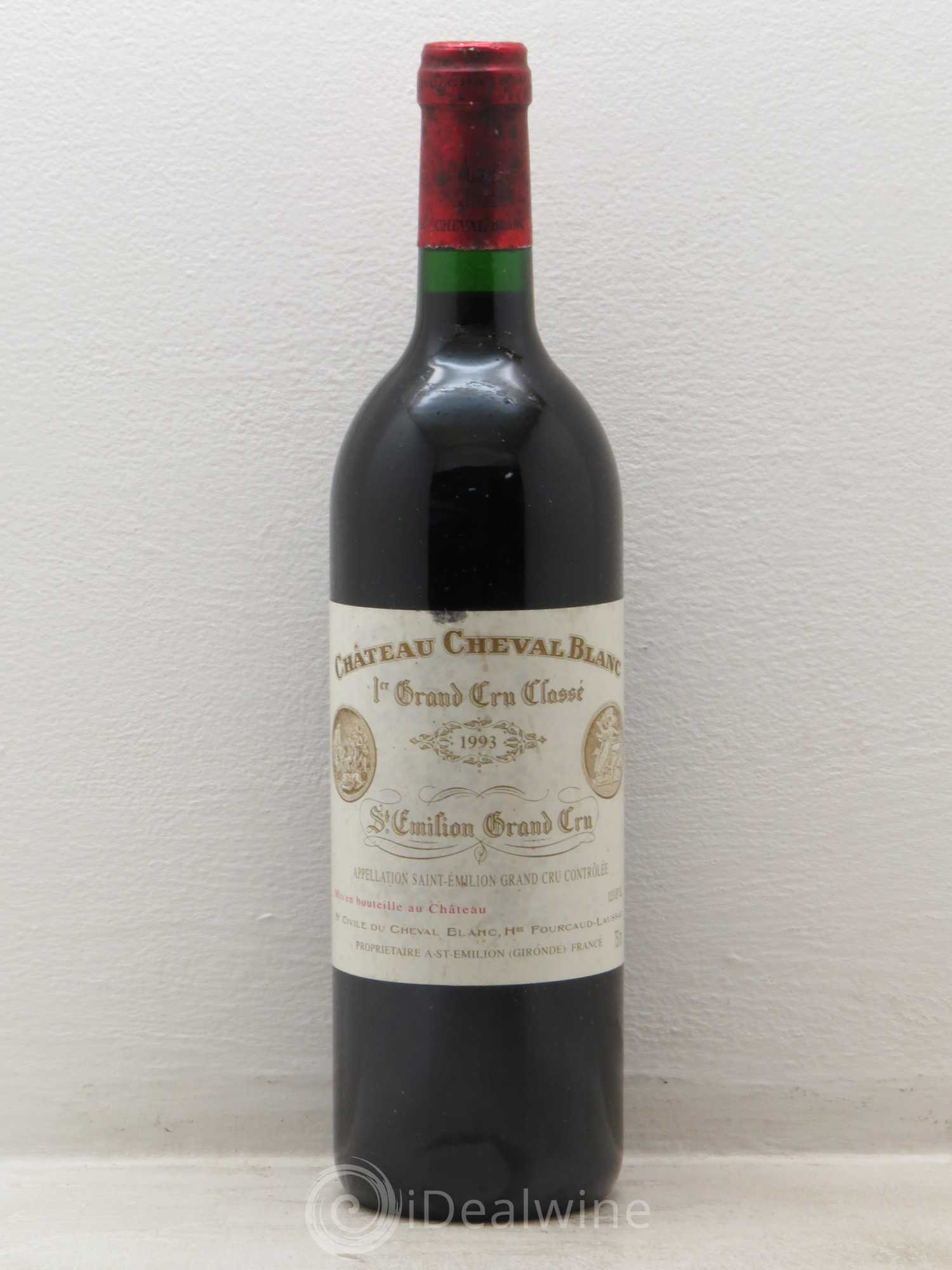 Château Cheval Blanc 1er Grand Cru Classé A 1993 - Lot de 1 bouteille - 0
