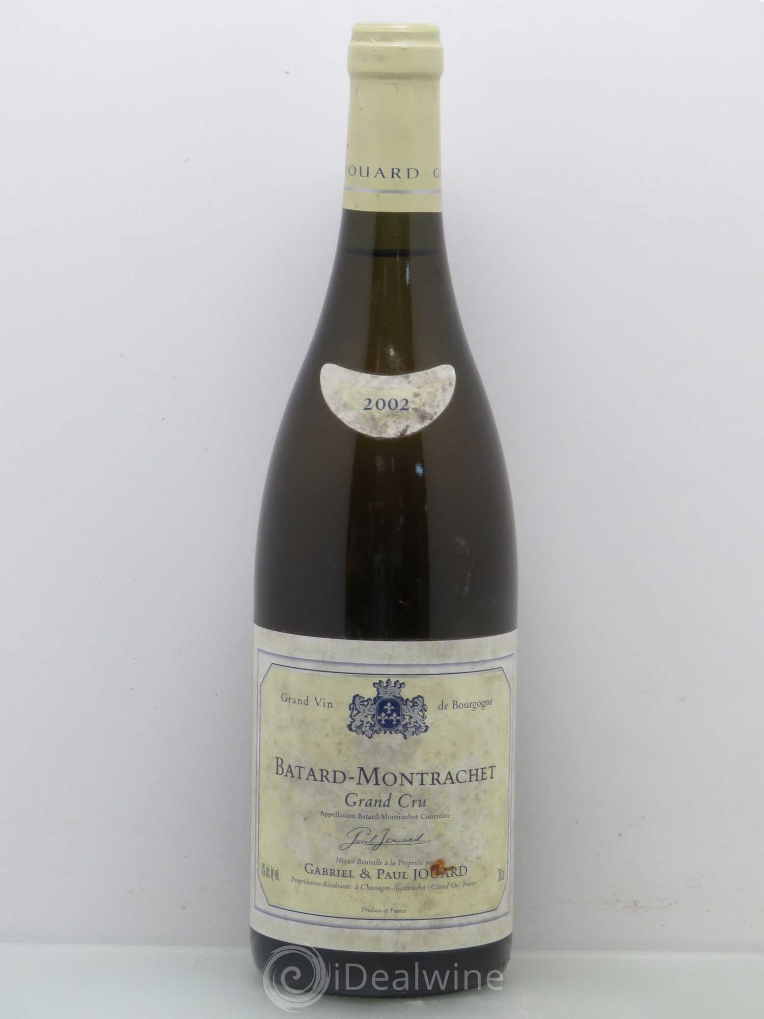 Bâtard-Montrachet Grand Cru Gabriel Et Paul Jouard 2002 - Lot de 1 bouteille - 0