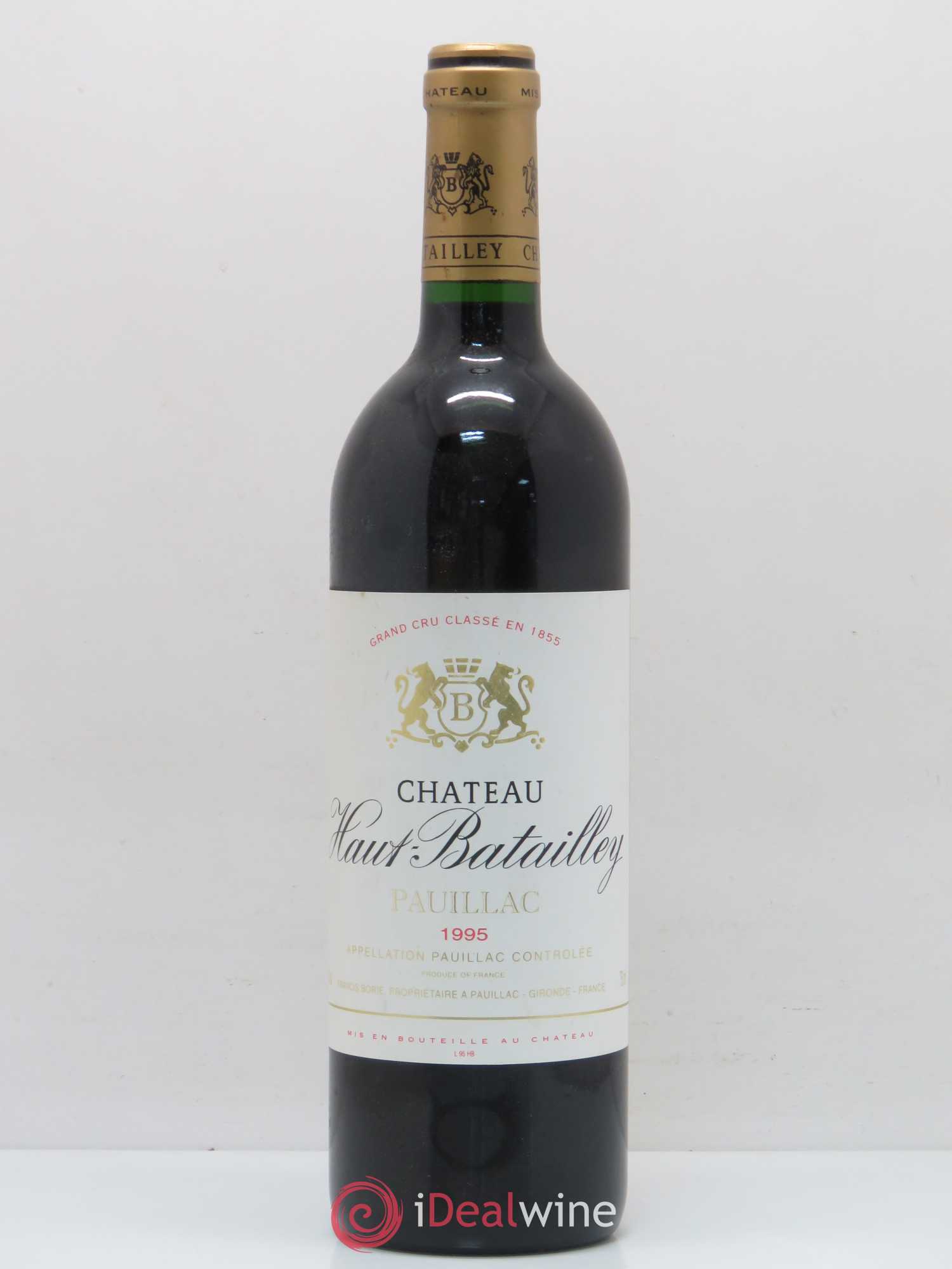 Château Haut Batailley 5ème Grand Cru Classé 1995 - Lot de 1 bouteille - 0