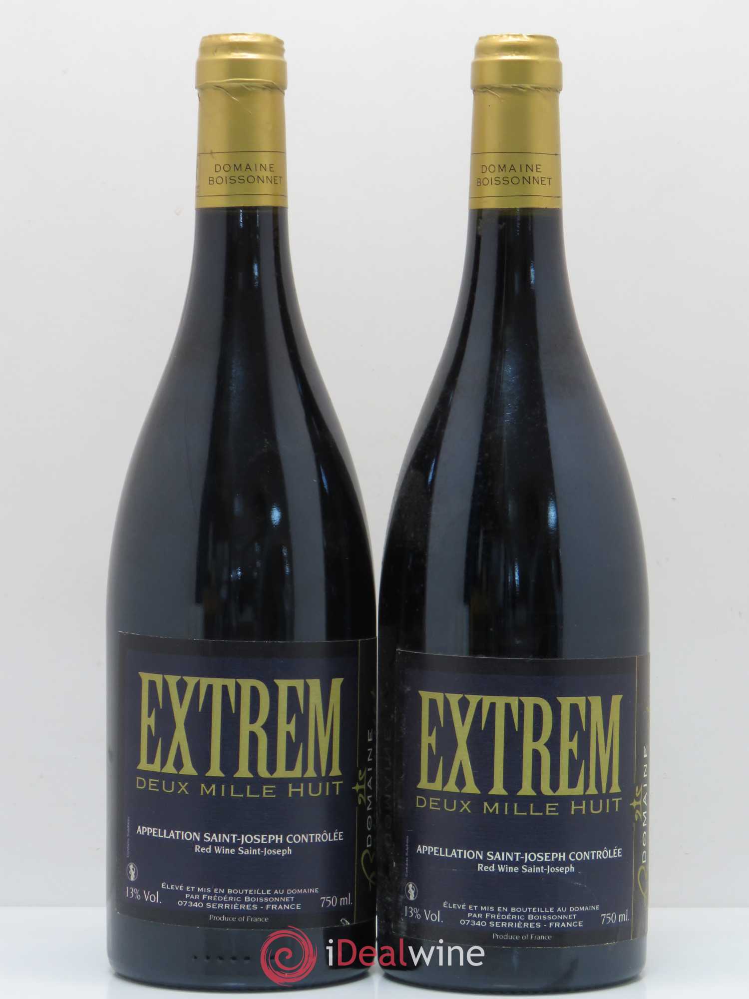 Saint-Joseph Cuvée Extrem Domaine Boissonnet 2008 - Lot de 2 bouteilles - 0