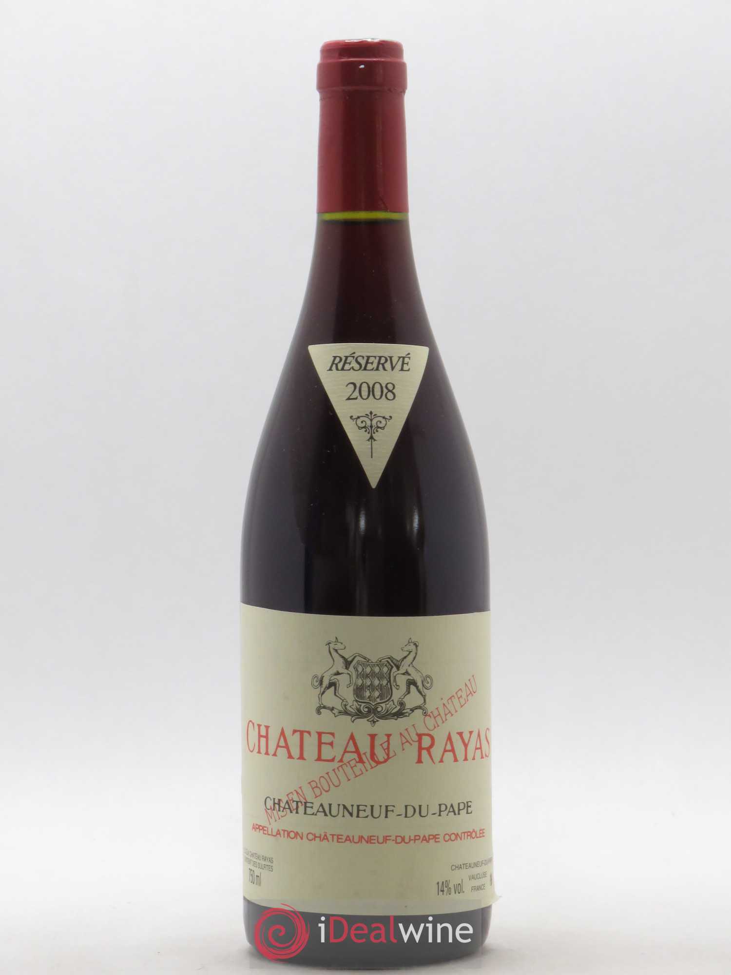 Châteauneuf-du-Pape Château Rayas Emmanuel Reynaud 2008 - Lot de 1 bouteille - 0
