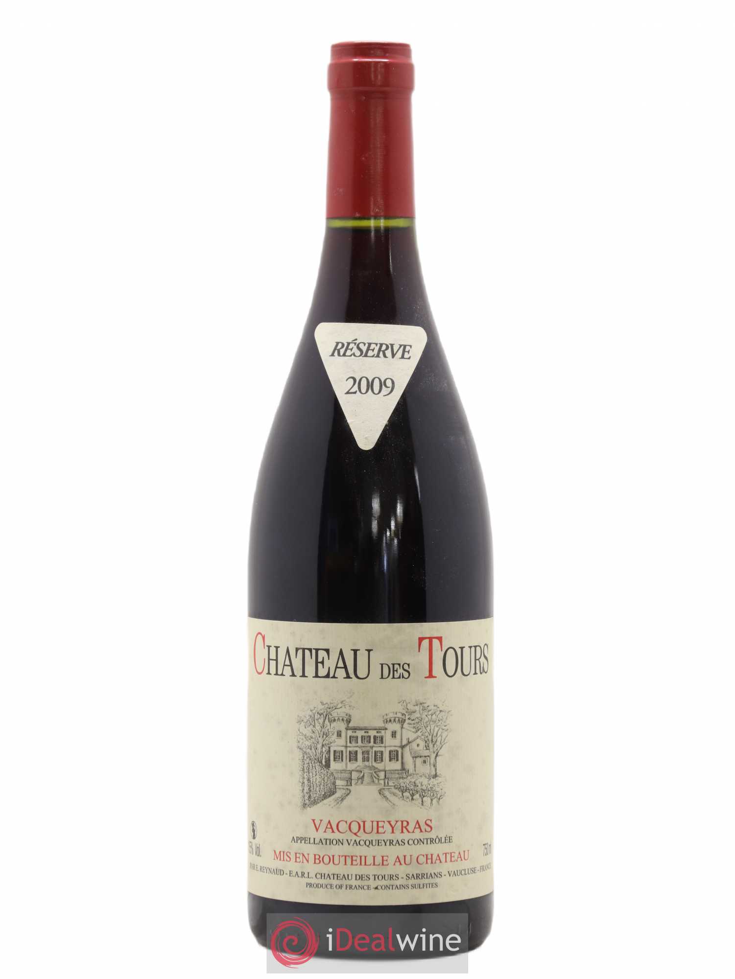 Vacqueyras Château des Tours Emmanuel Reynaud (sans prix de réserve) 2009 - Lot de 1 bouteille - 0