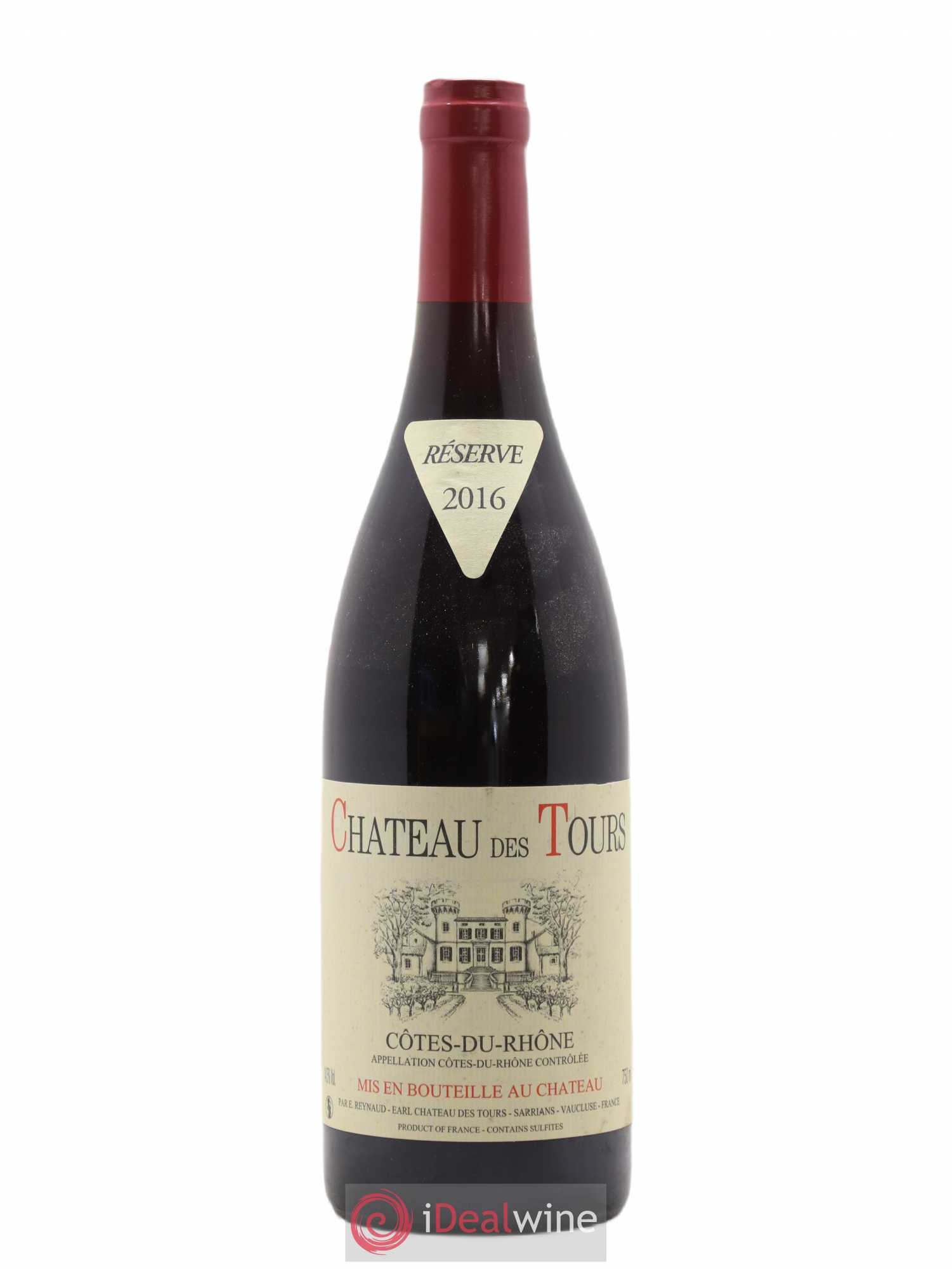 Côtes-du-Rhône Château des Tours Emmanuel Reynaud 2016 - Lot de 1 bouteille - 0