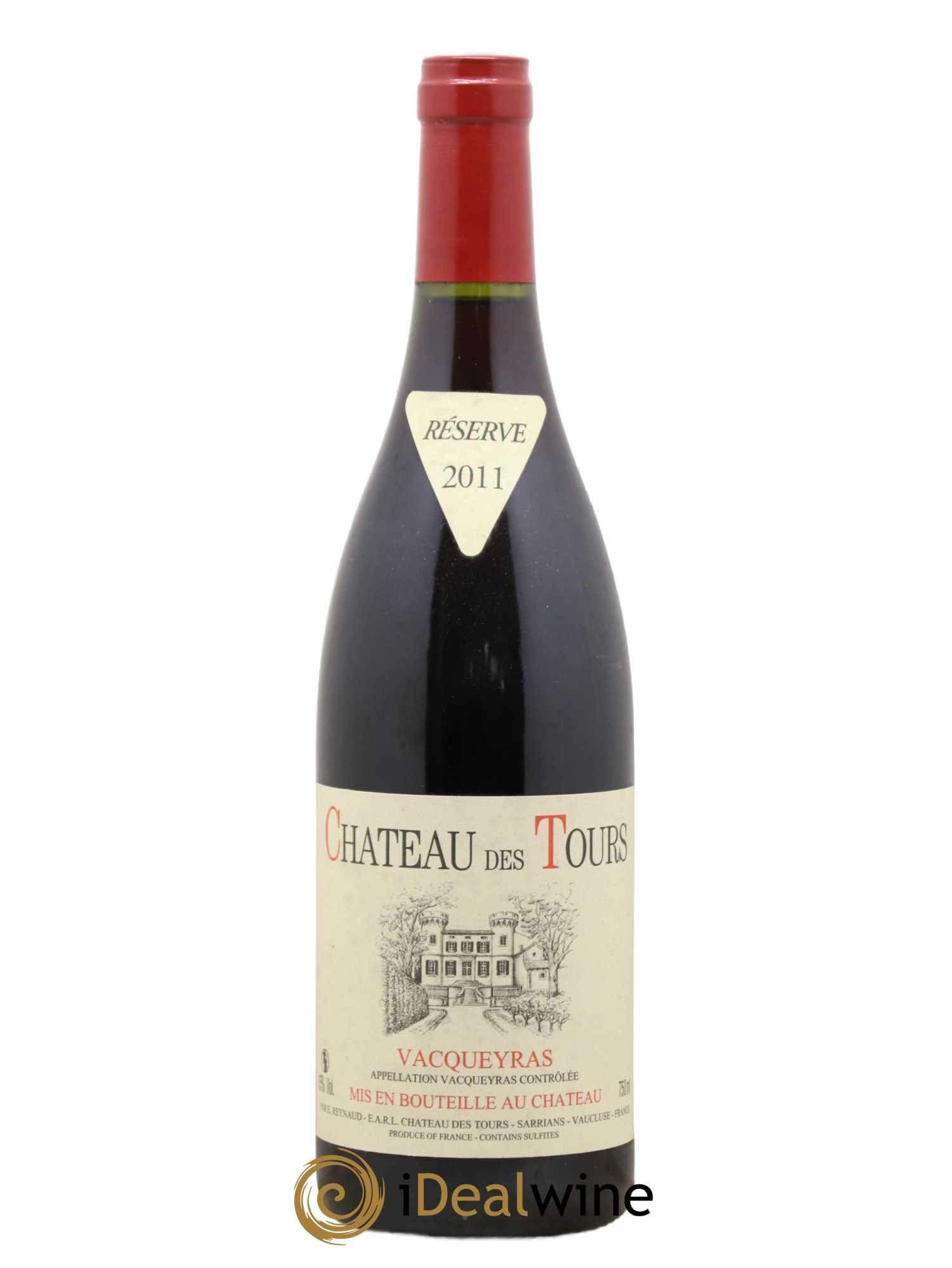 Vacqueyras Château des Tours Emmanuel Reynaud 2011 - Lot de 1 bouteille - 0