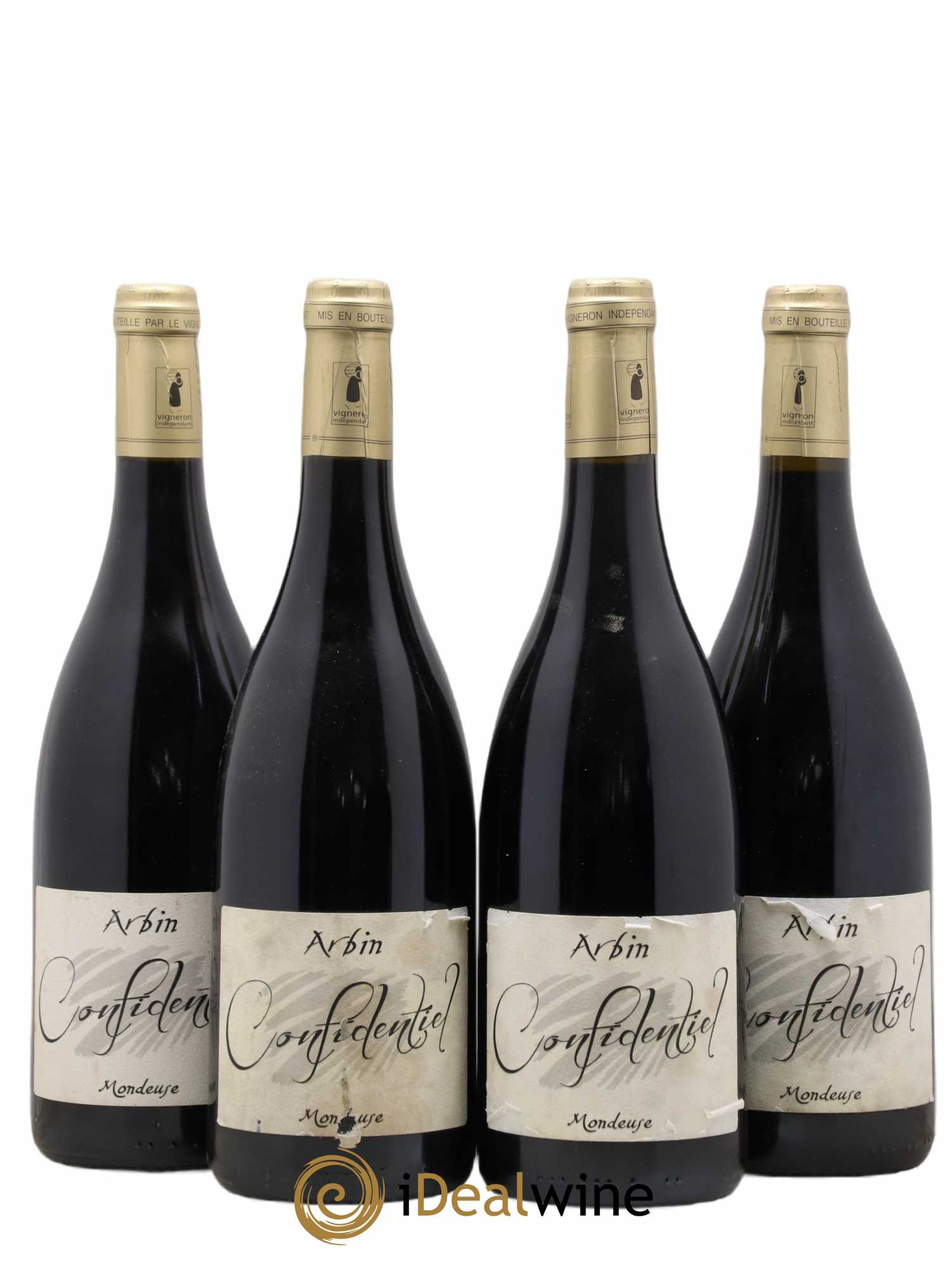 Vin de Savoie Arbin Mondeuse Confidentiel Trosset 2010 - Lot de 4 bouteilles - 0