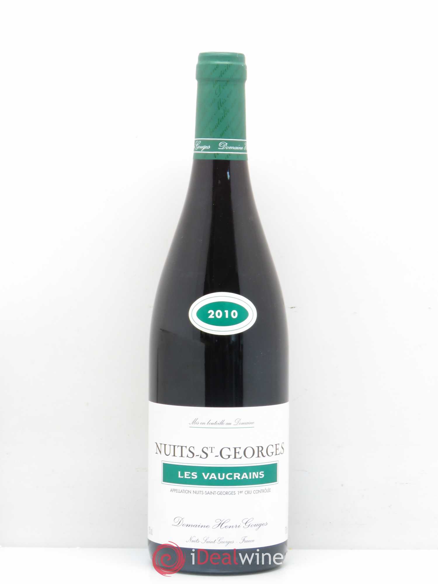 Nuits-Saint-Georges 1er Cru Les Vaucrains Henri Gouges (sans prix de réserve) 2010 - Lot de 1 bouteille - 0