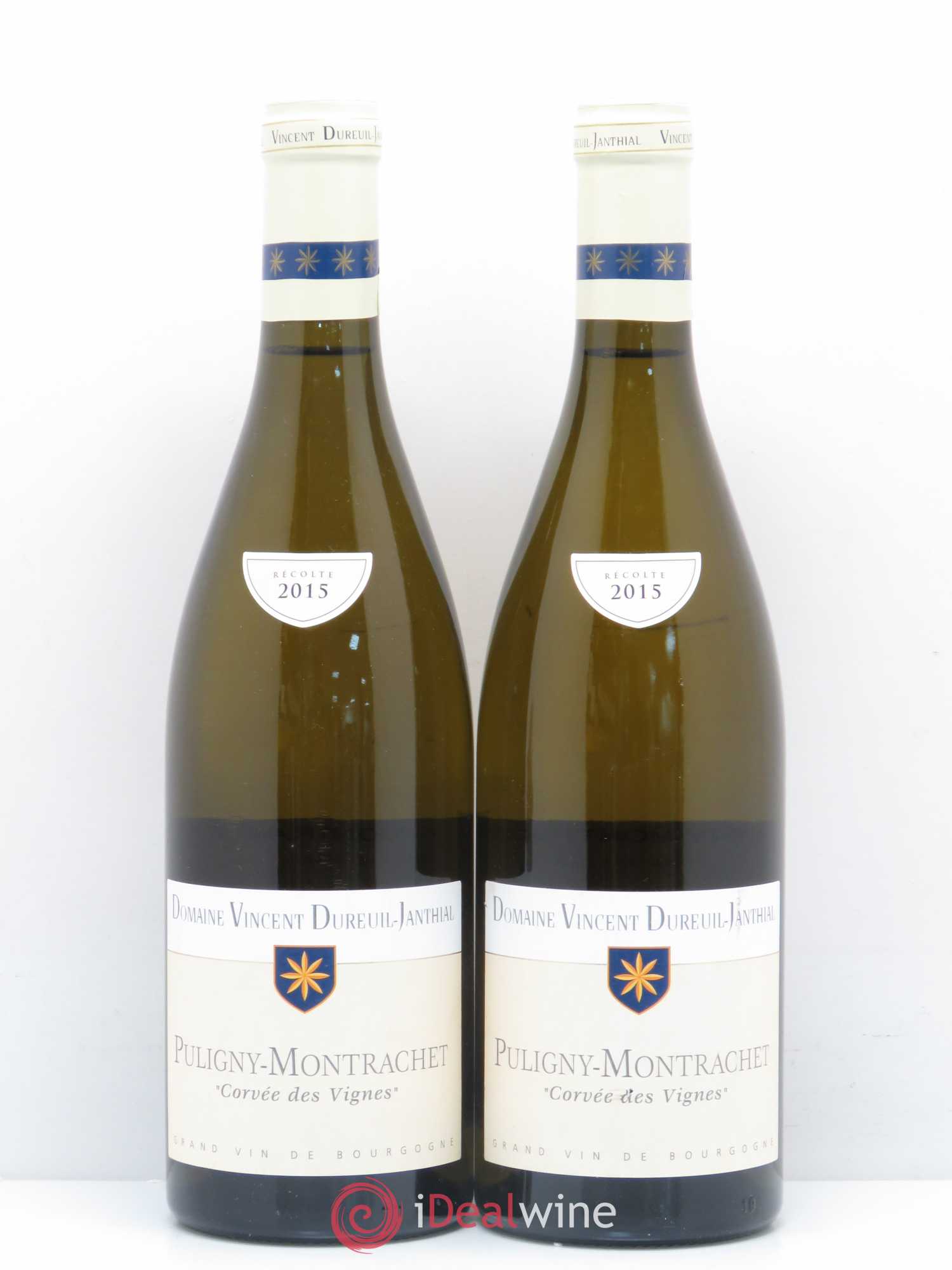 Puligny-Montrachet Corvée des Vignes Vincent Dureuil Janthial (sans prix de réserve) 2015 - Posten von 2 Flaschen - 0