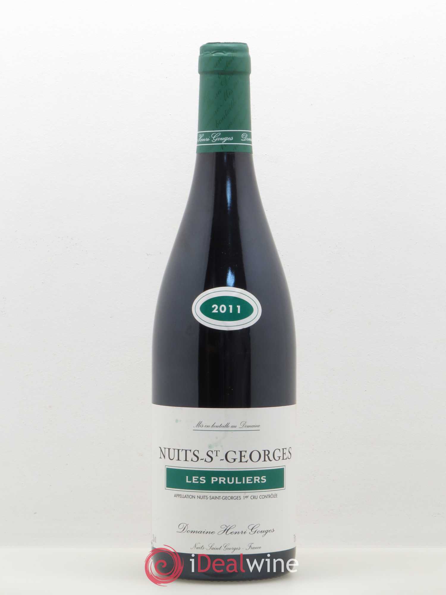 Nuits-Saint-Georges 1er Cru Les Pruliers Henri Gouges (sans prix de réserve) 2011 - Lot de 1 bouteille - 0