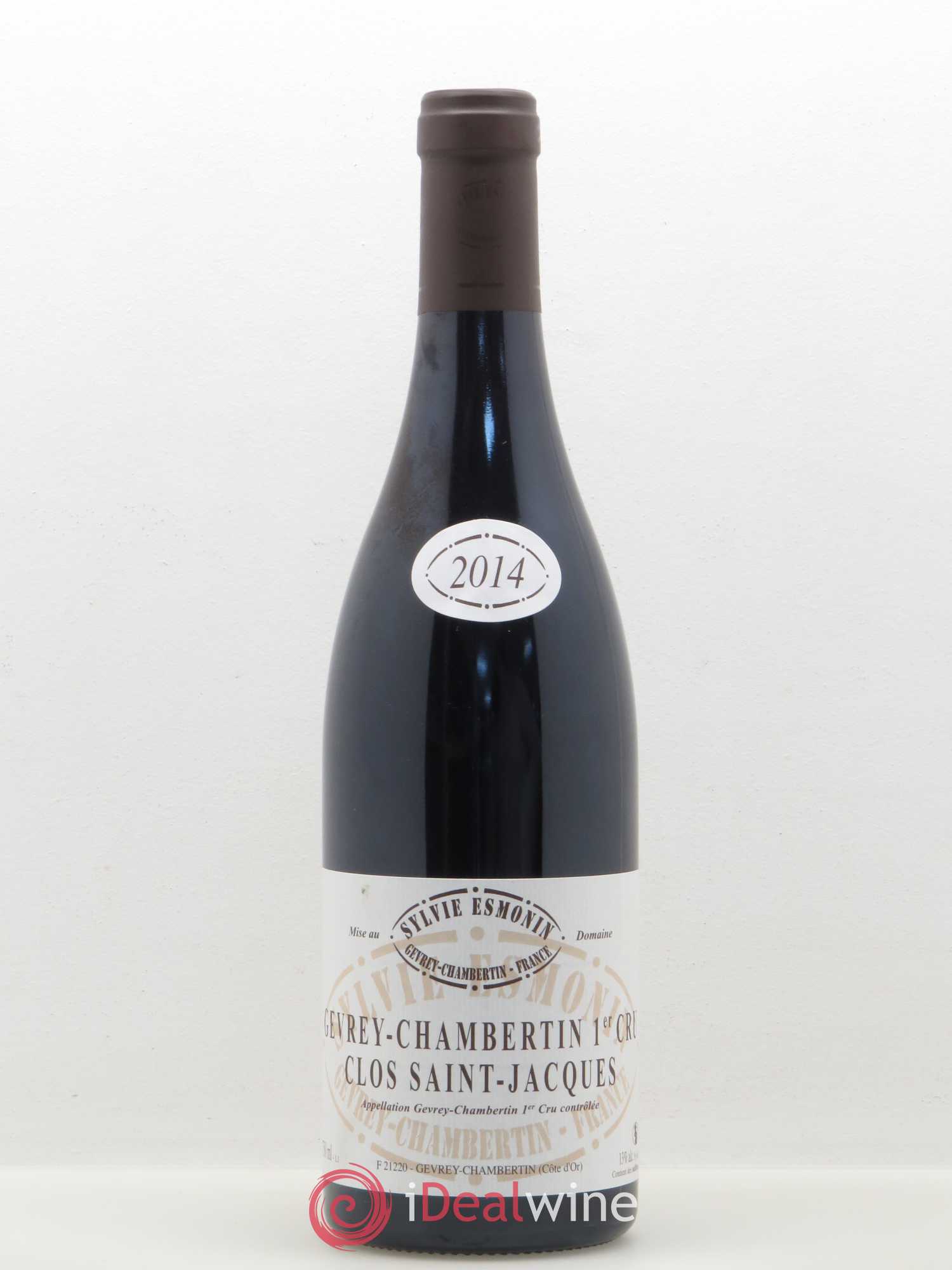 Gevrey-Chambertin 1er Cru Clos Saint Jacques Sylvie Esmonin 2014 - Lot de 1 bouteille - 0