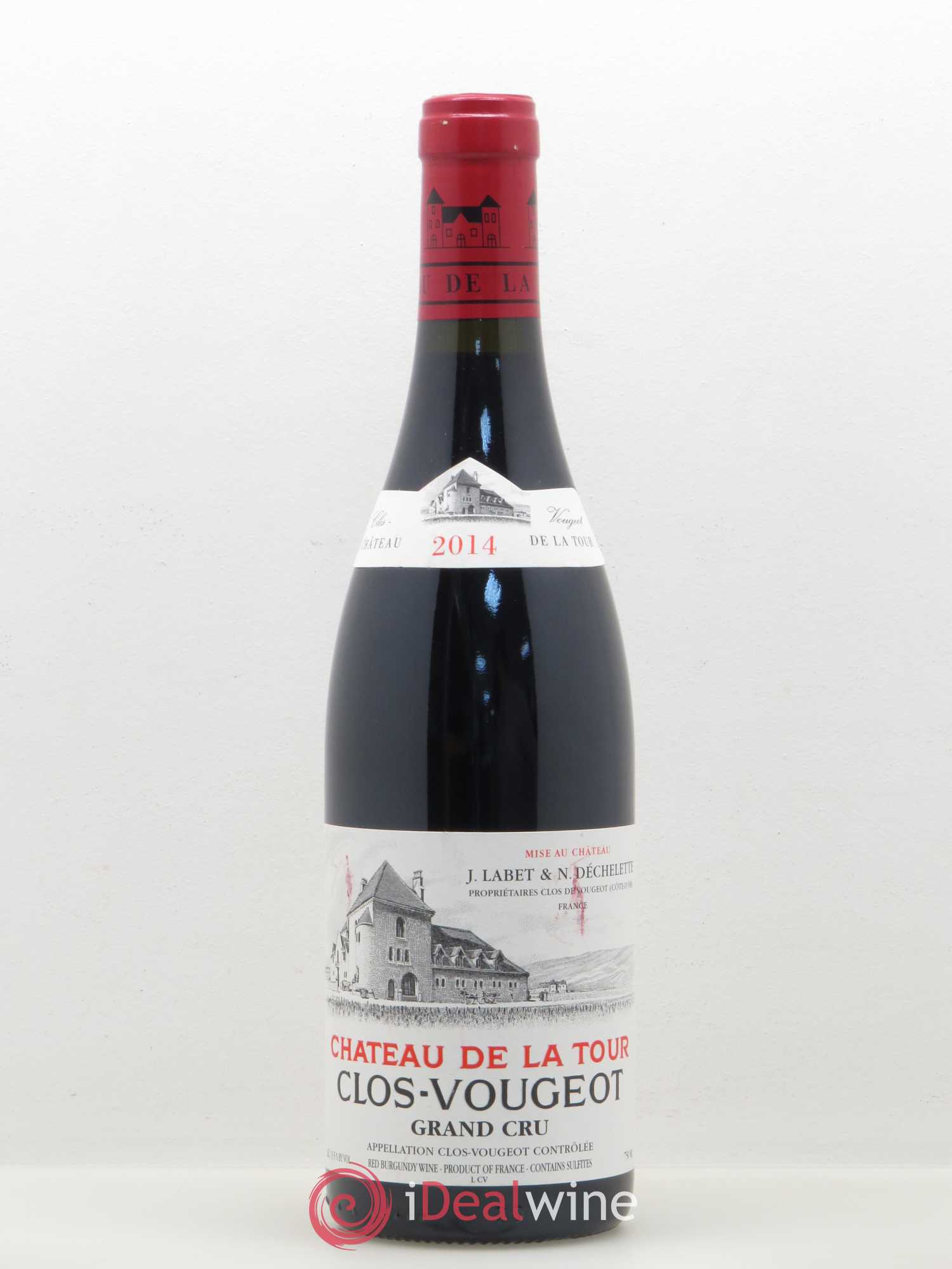 Clos de Vougeot Grand Cru Château de La Tour (sans prix de réserve) 2014 - Lot de 1 bouteille - 0