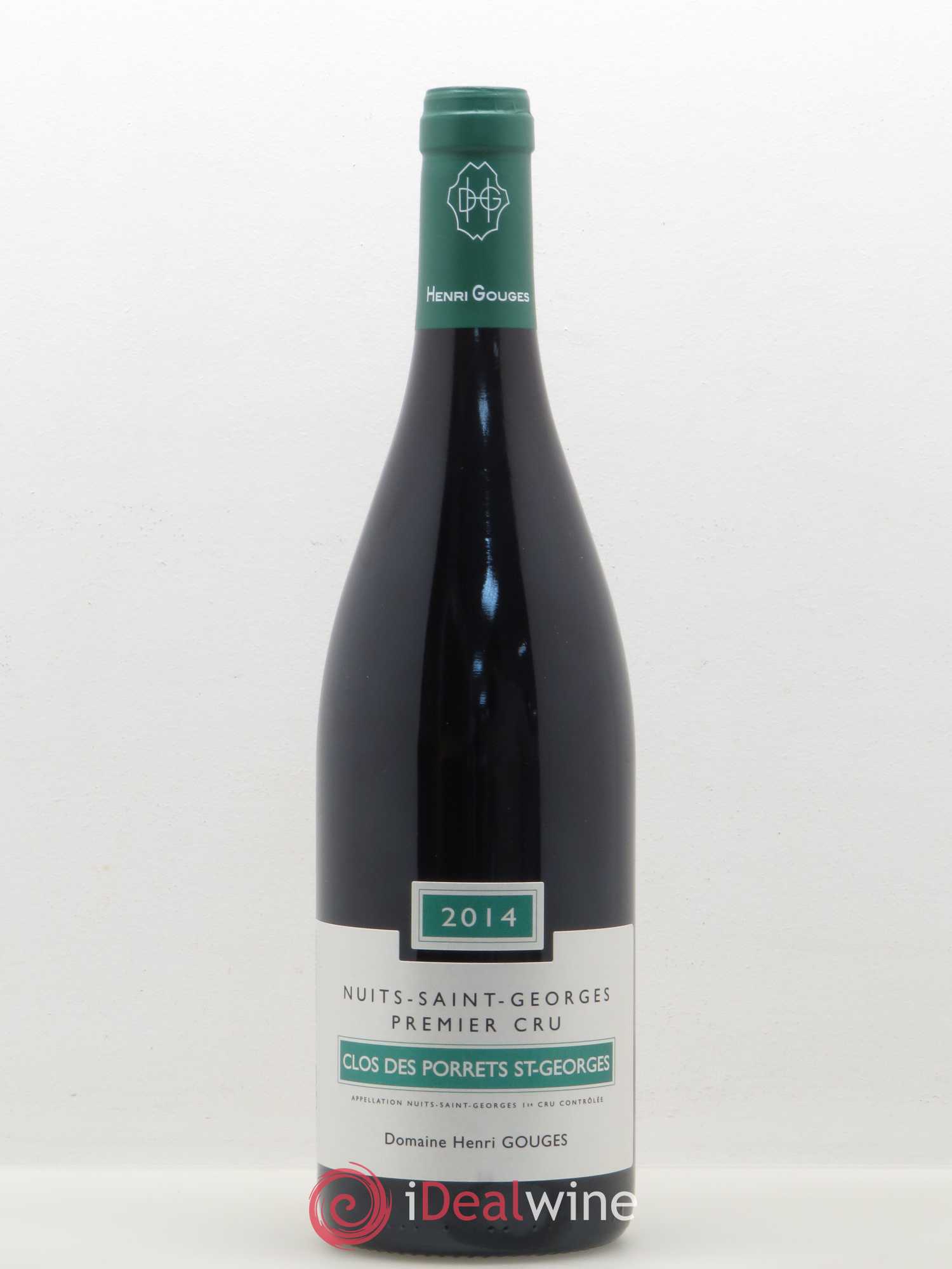 Nuits-Saint-Georges 1er Cru Clos des Porrets St Georges Henri Gouges (sans prix de réserve) 2014 - Lot de 1 bouteille - 0
