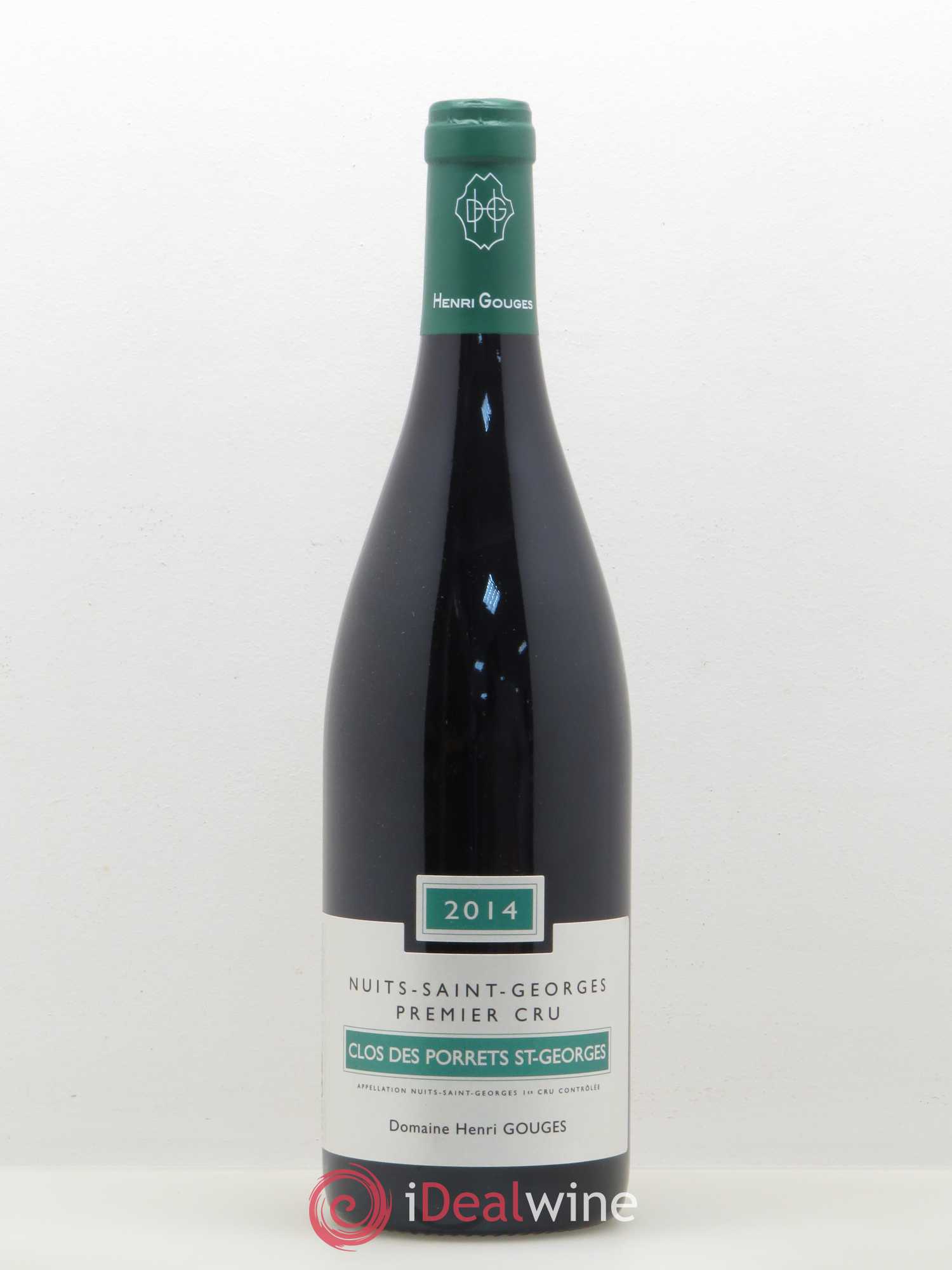 Nuits-Saint-Georges 1er Cru Clos des Porrets St Georges Henri Gouges (sans prix de réserve) 2014 - Lot de 1 bouteille - 0