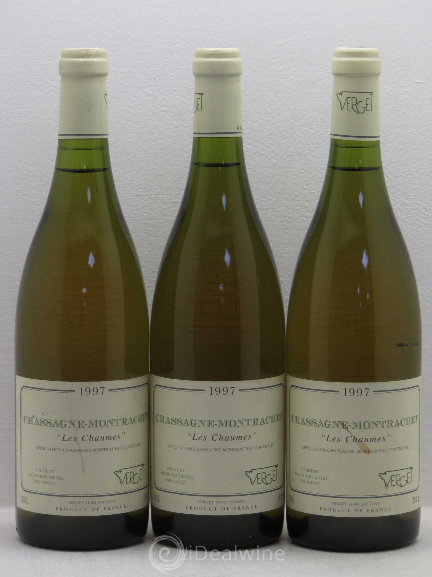 Chassagne-Montrachet 1er Cru (sans prix de réserve) 1997 - Lot de 3 bouteilles - 0