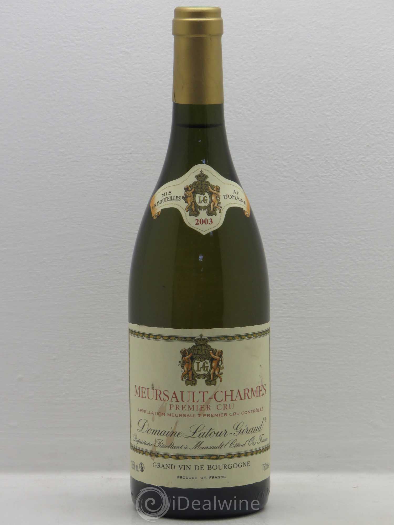 Meursault 1er Cru Latour-Giraud (sans prix de réserve) 2003 - Posten von 6 Flaschen - 0