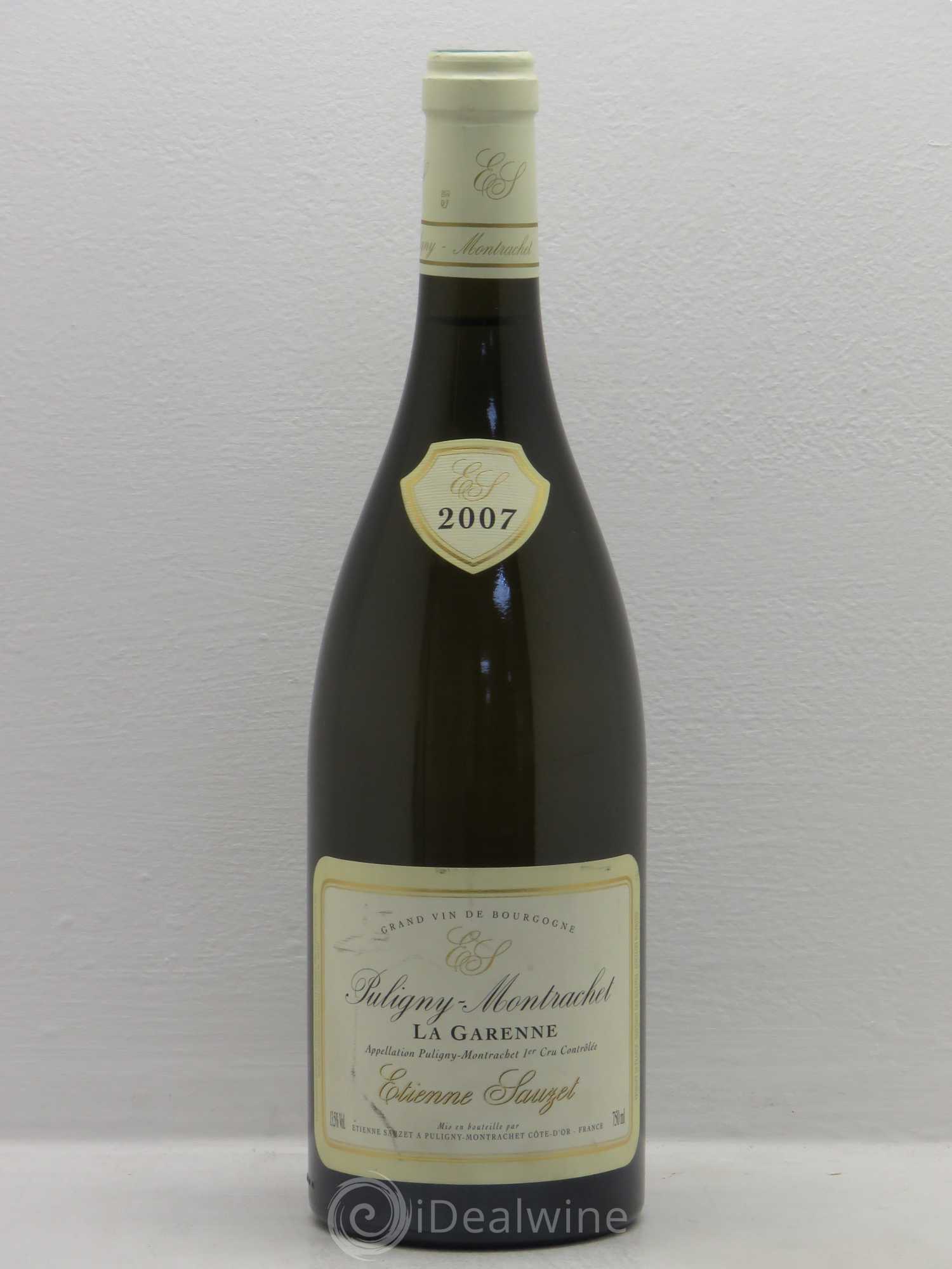 Puligny-Montrachet 1er Cru La Garenne Etienne Sauzet 2007 - Lot de 1 bouteille - 0