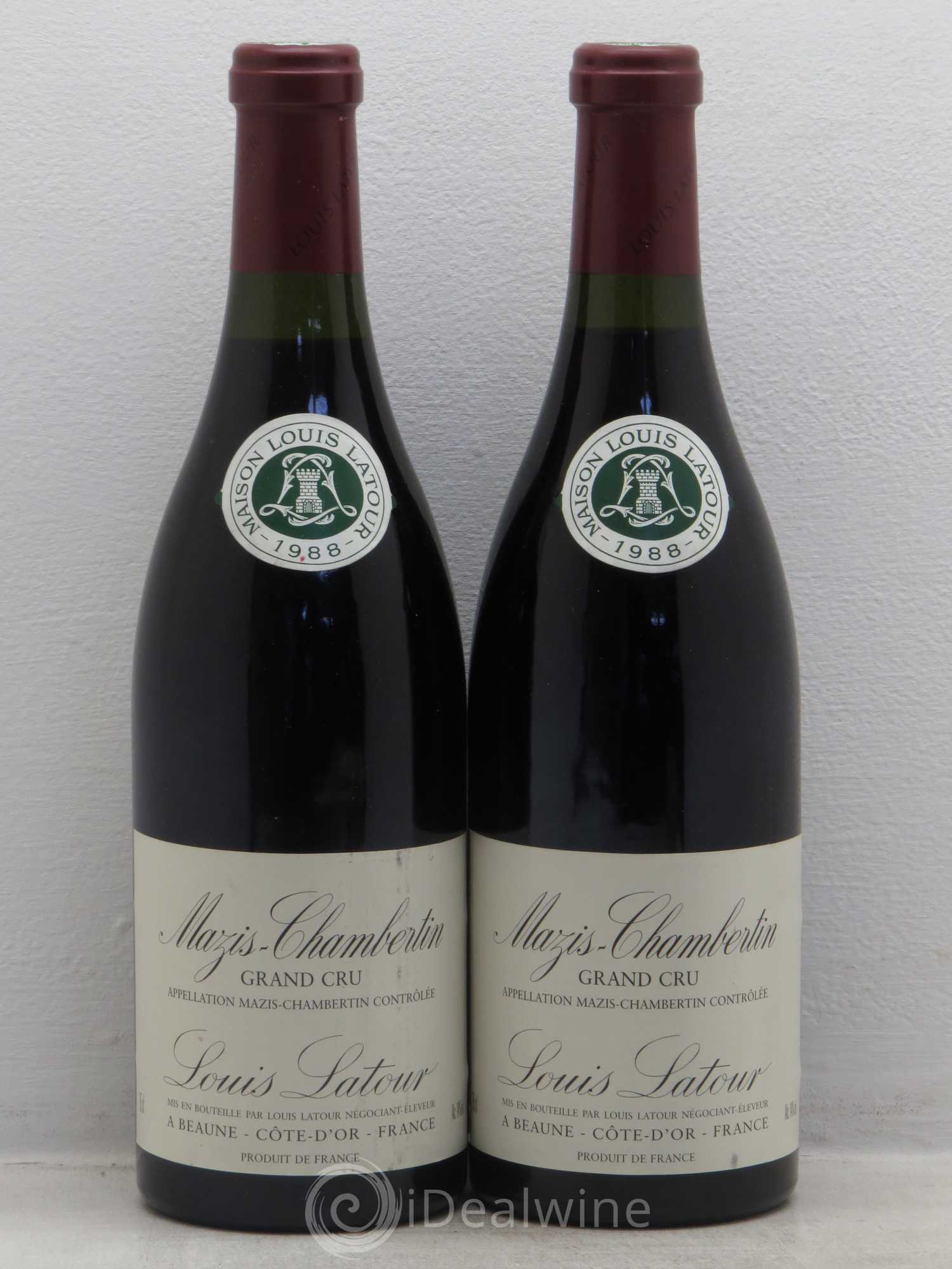 Mazis-Chambertin Grand Cru 1988 - Lot de 2 bouteilles - 0