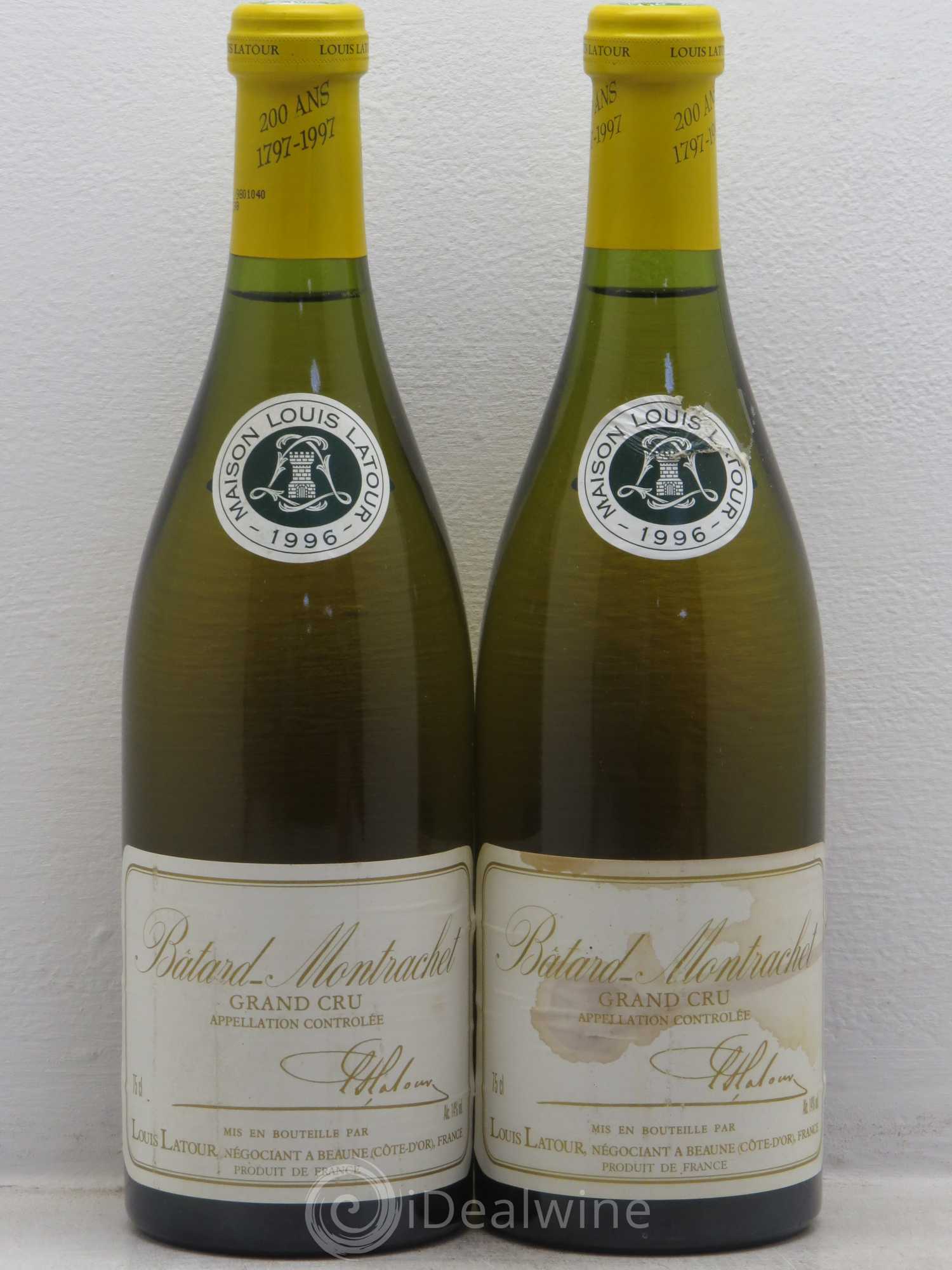 Bâtard-Montrachet Grand Cru Louis Latour 1996 - Lotto di 2 bottiglie - 0
