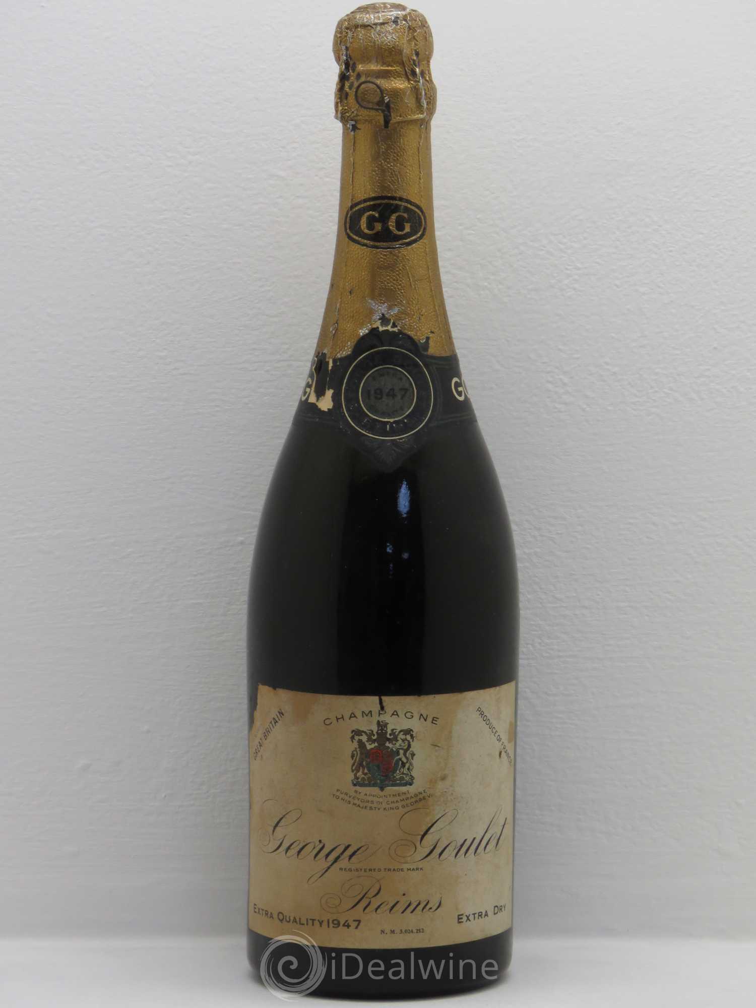 Champagne Georges Goulay (sans prix de réserve) 1947 - Posten von 1 Flasche - 0
