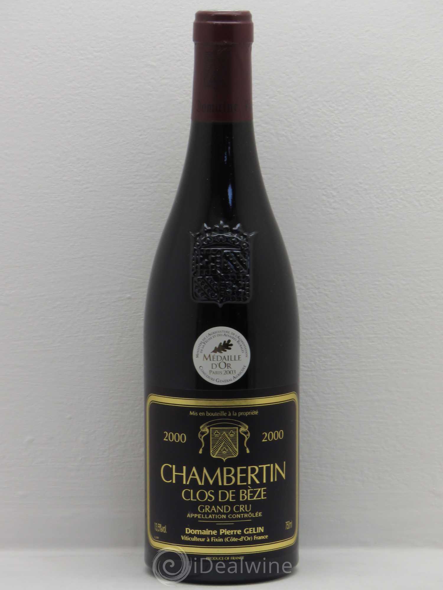 Chambertin Clos de Bèze Grand Cru (sans prix de réserve) 2000 - Lot de 1 bouteille - 0